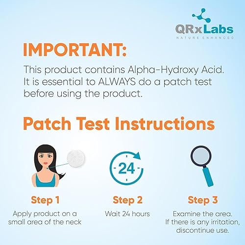 Qrxlabs Glycolic Acid 20% Resurfacing Pads For Face & Body With Vitamins B5, C & E, Green Tea, Calendula, Allantoin - Exfoliates