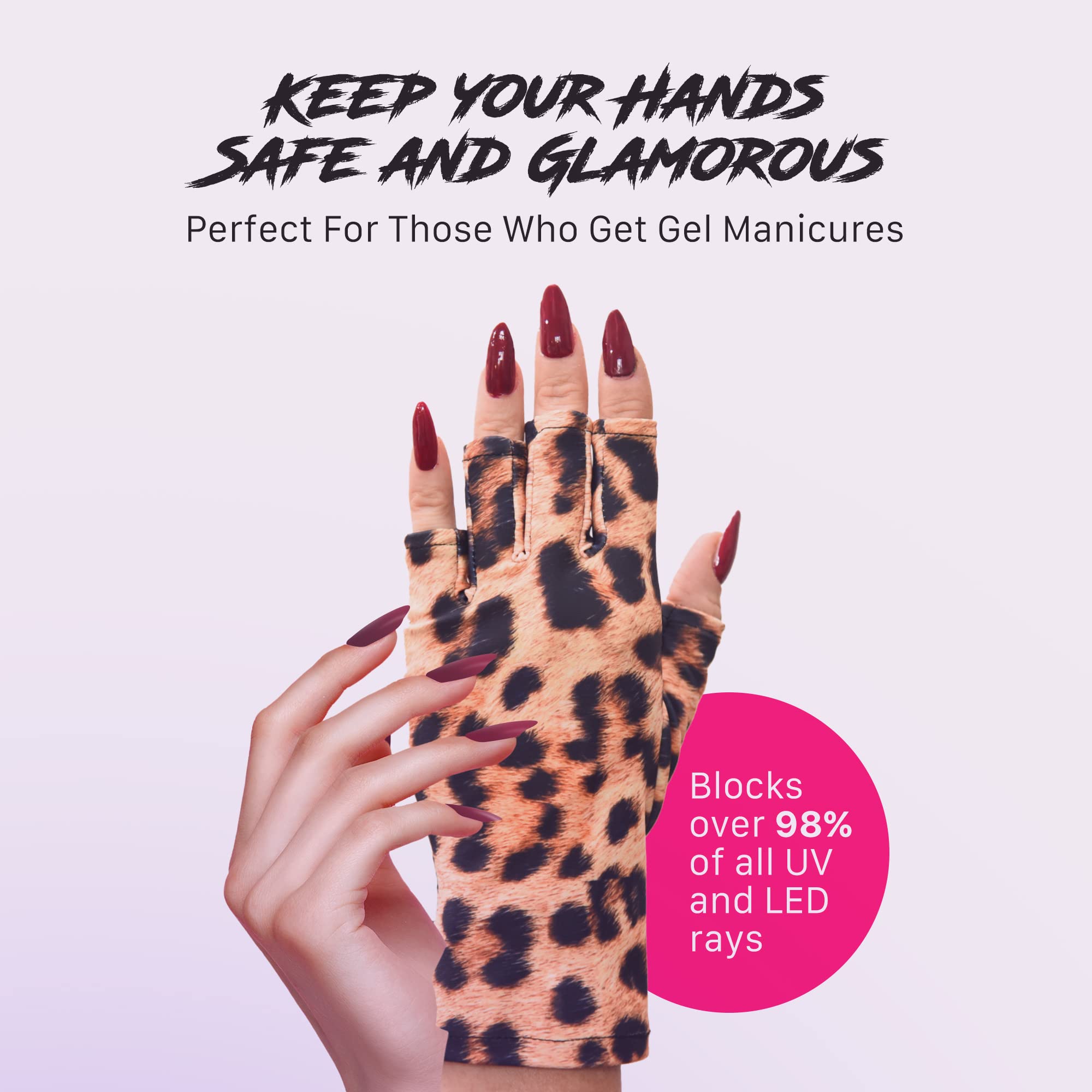 ManiGlovz UV Protection Nail Gloves for Women - Stylish, Comfortable and Protective