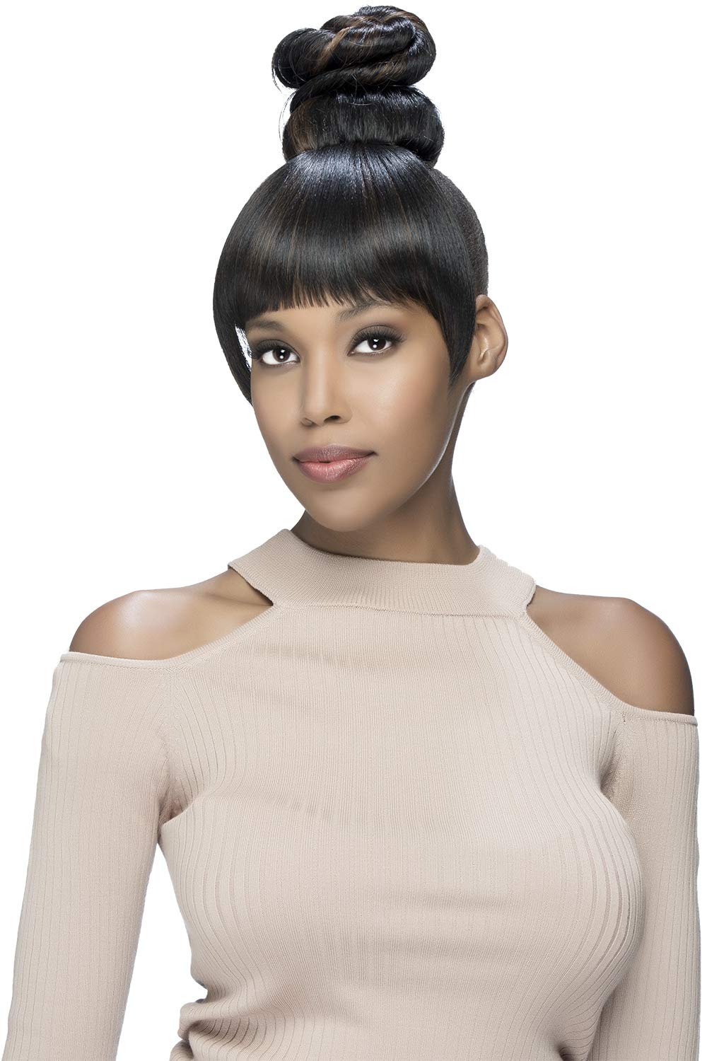 Vivica A Fox Bpb-kelsy Heat Resistant Fiber Bang & Bun, FS4_27, 4.72 Ounce