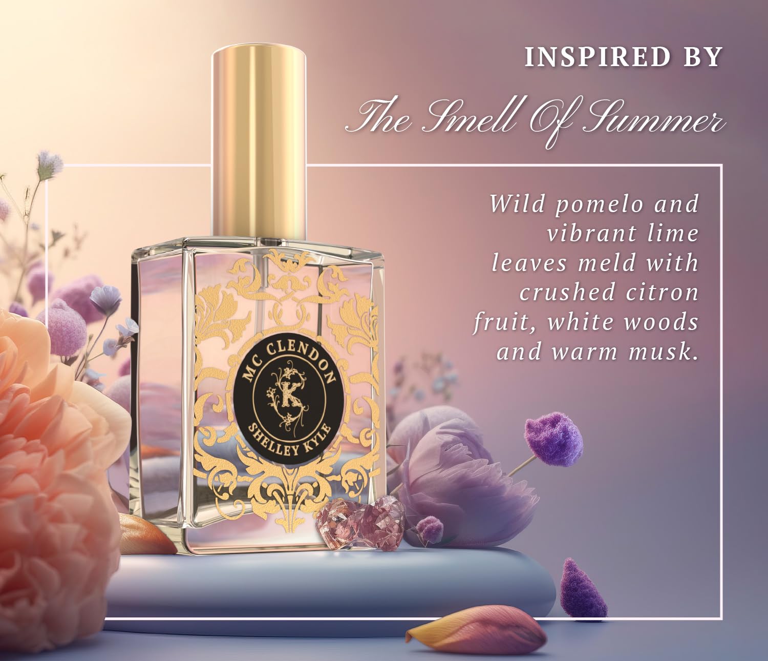 Shelley Kyle McClendon Perfume, Refreshing Unisex Aromatic Citrus Fragrance, Perfect Scent for Any Time, 30ml