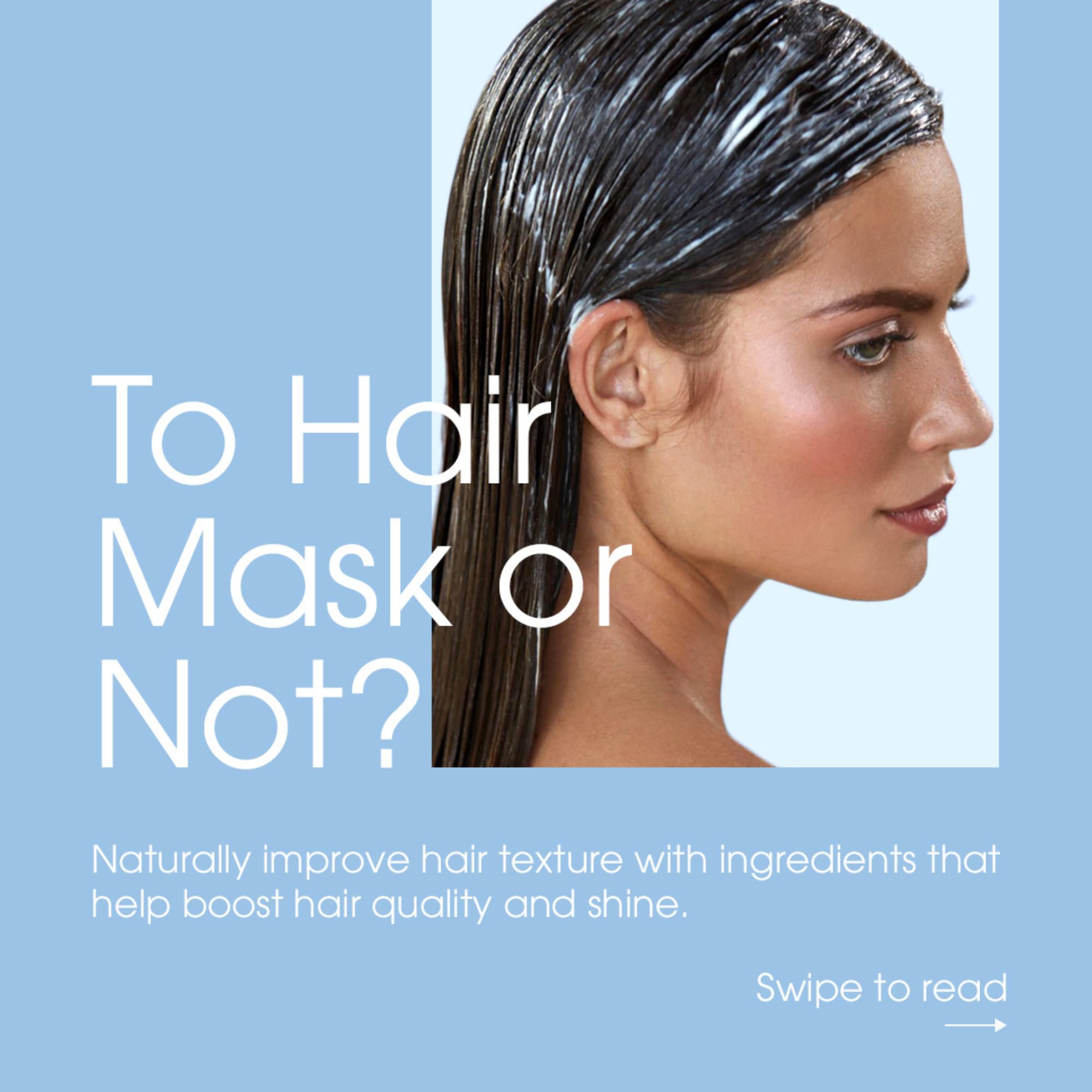 GIOVANNI Biotin & Collagen Hair Mask - Deeply Conditions, Detangles, Helps Rebond Split Ends, For All Hair Types, Moisturizing,