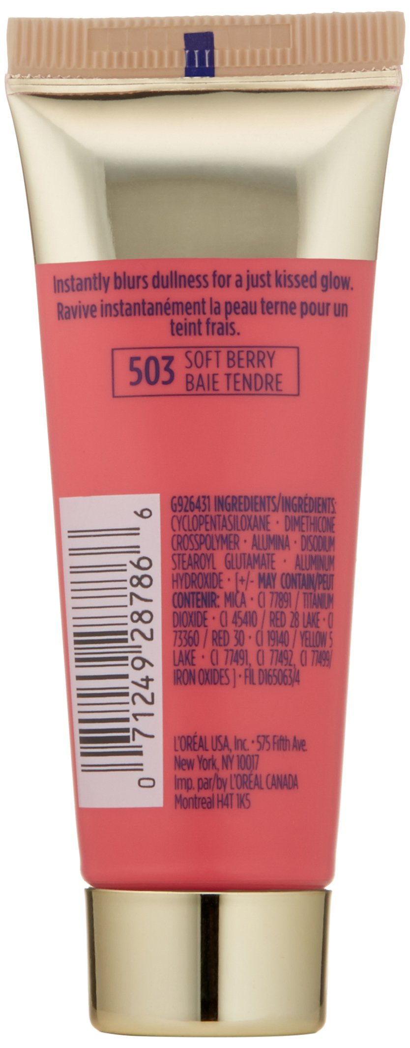 L'Oreal Paris Visible Lift Blur Blush, 503 Soft Berry, 0.6 Fluid Ounce