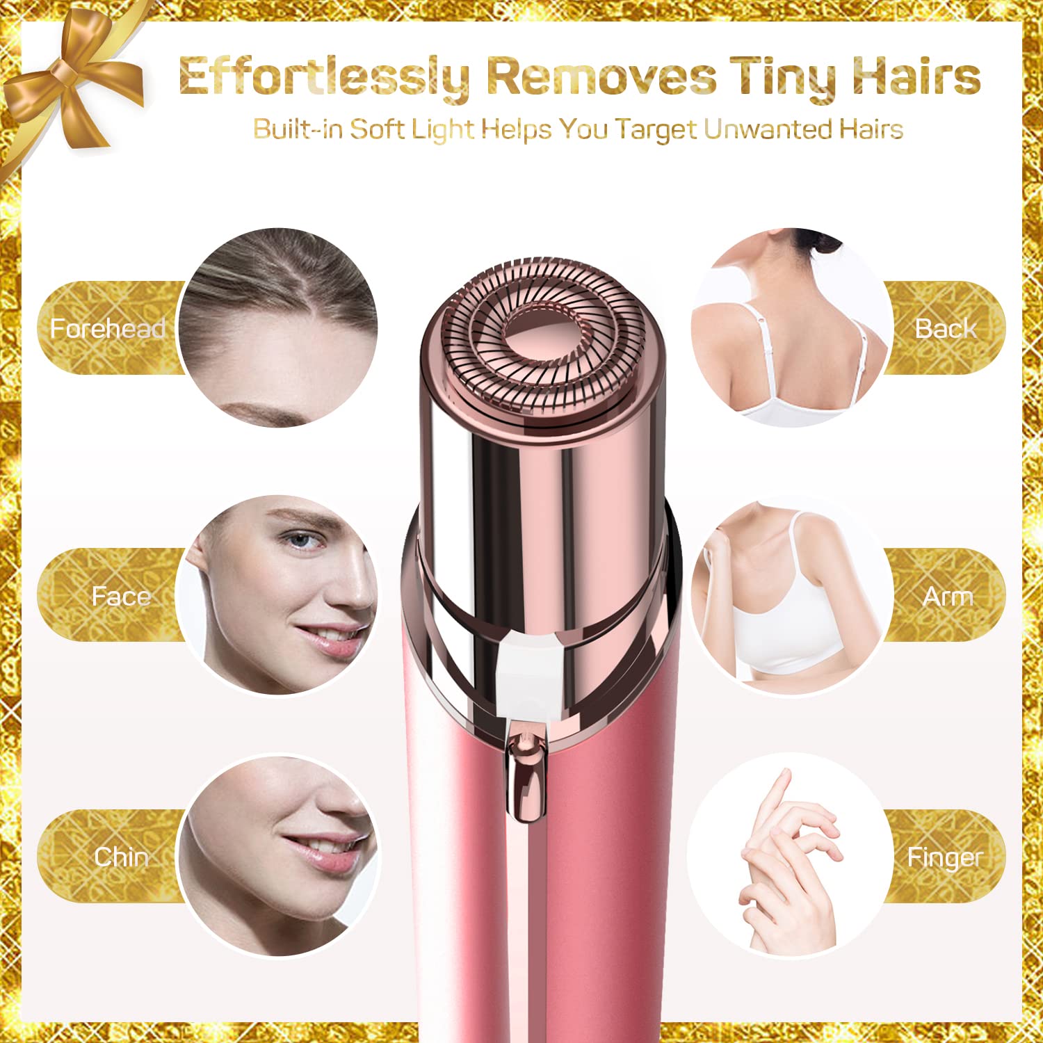 Hair Removal Device Kit, Facial Hair Removal For Women, Gurelax Facial Hair Remover, Hair Removal Device, Best Gift For Mom, Wif