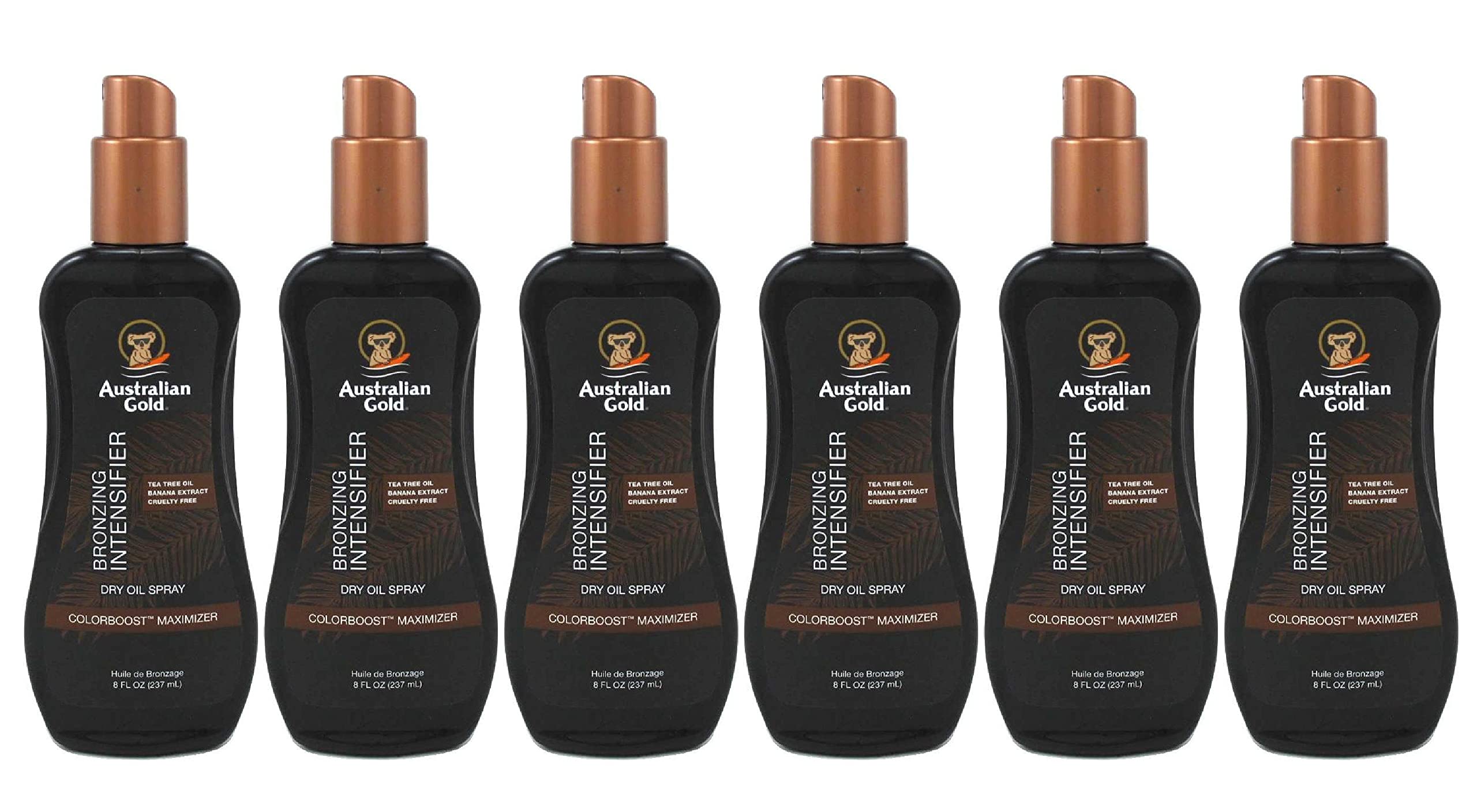 Australian Gold Intensifier Bronzing Dry Oil Spray 8 Ounce (Pack of 6)