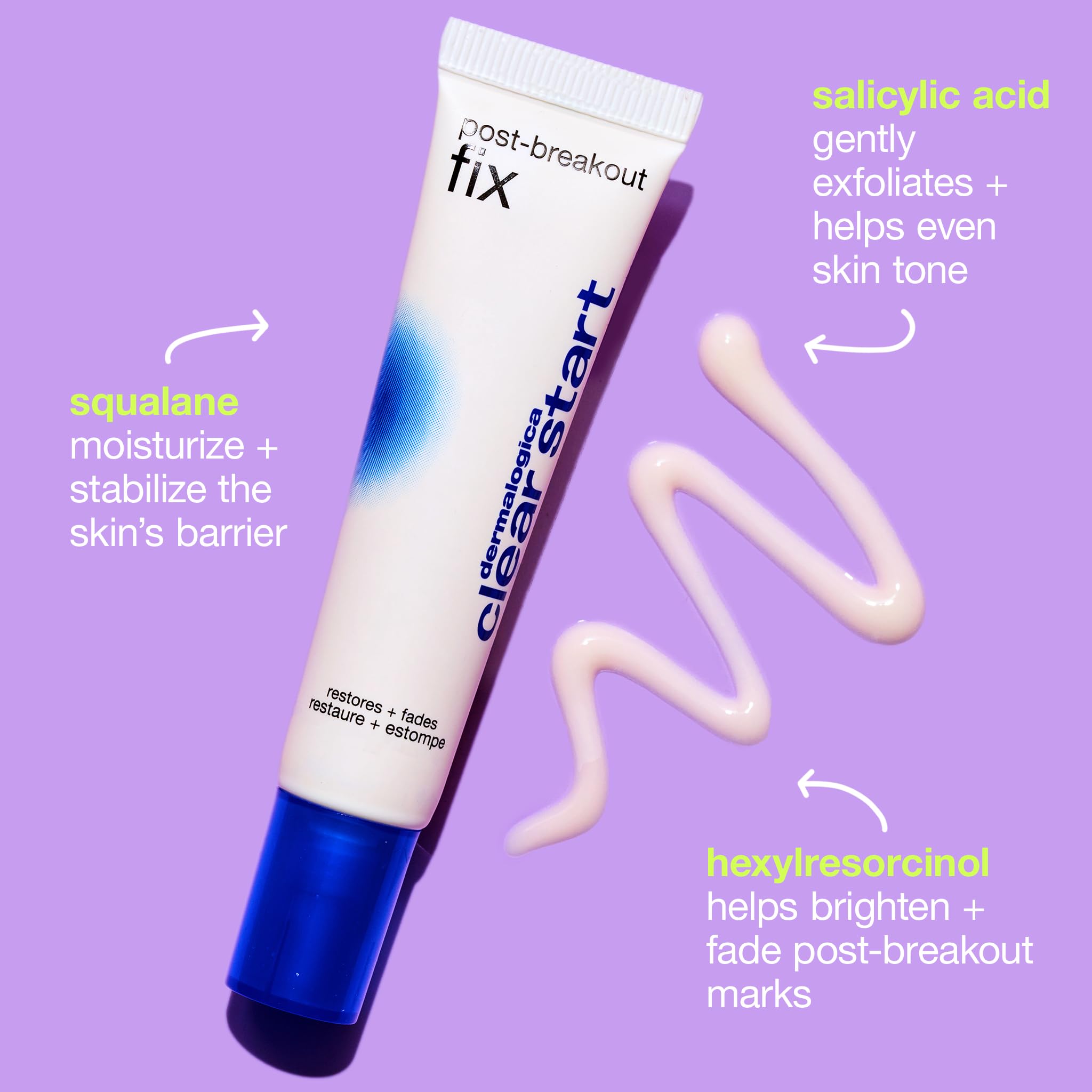 Dermalogica Clear Start Post-Breakout Fix, Acne Dark Spot Treatment with Salicylic Acid, Squalene & Hexylresorcinol, Fade + Brig