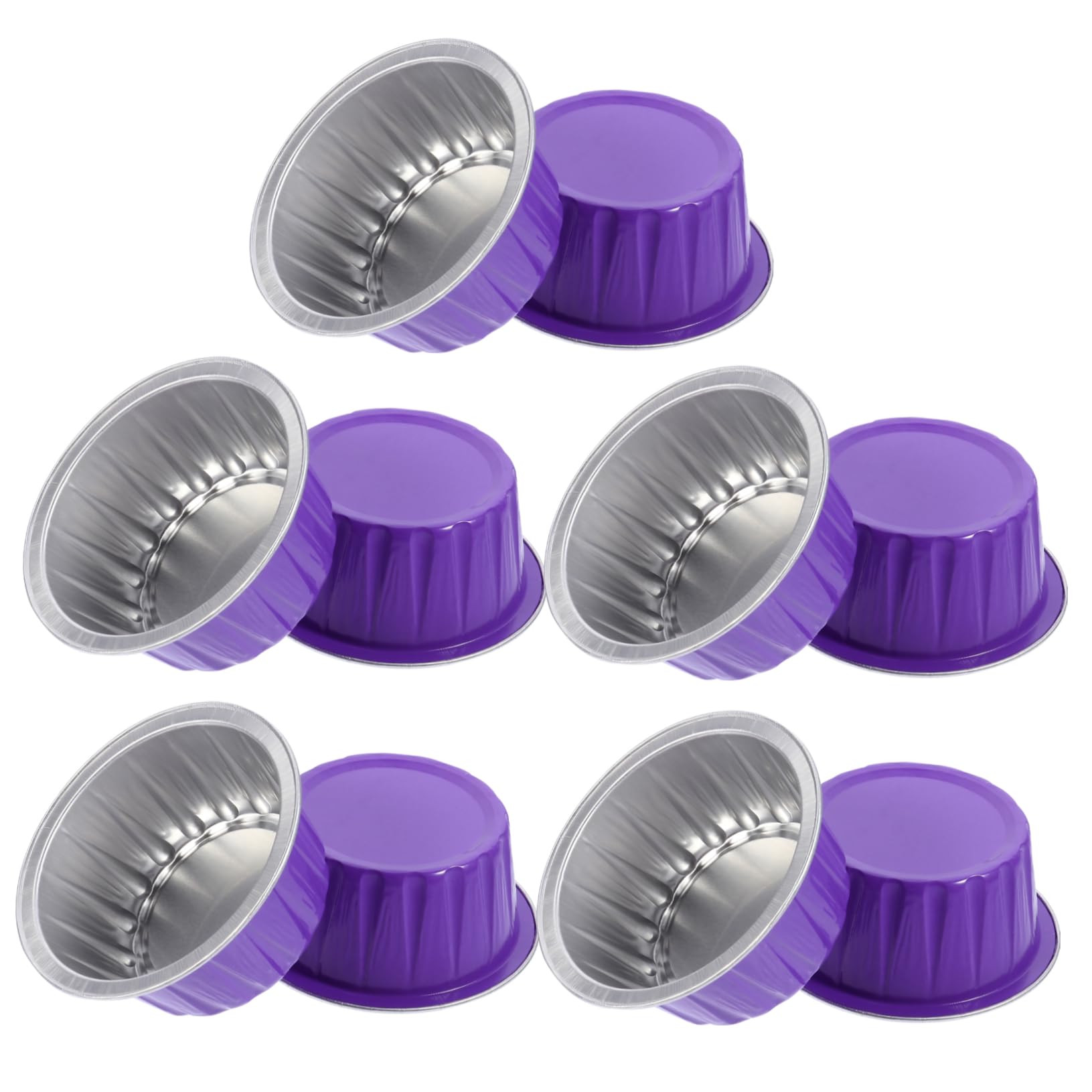 Angoily 10pcs Foil Wax Melting Bowls for Hair Removal for Home and Salon Use for Body Parts