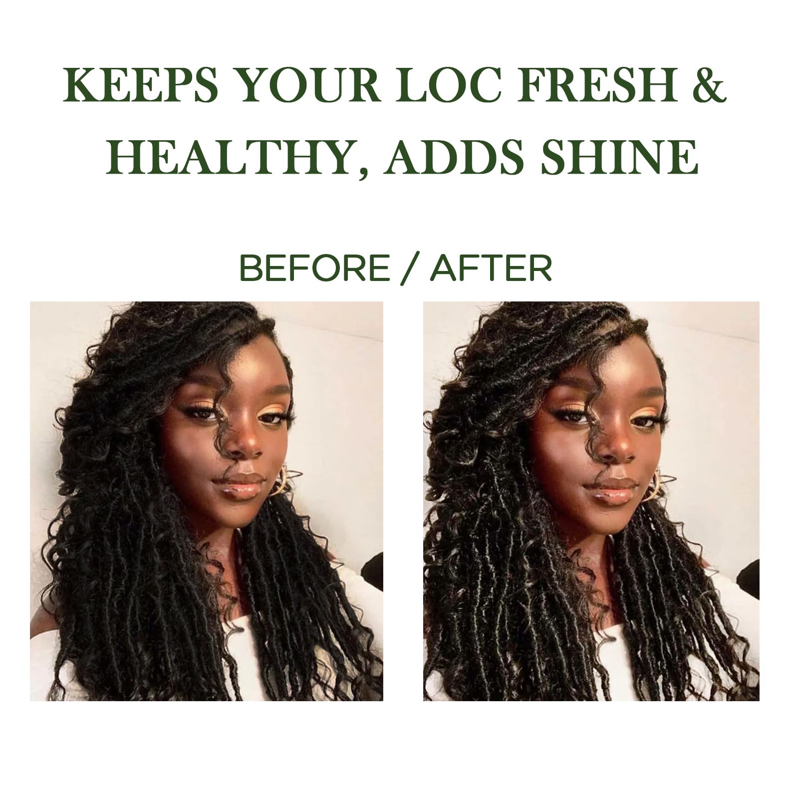 6.8 Fl Oz Braid Spray Rose Mint For Dreads, Dreadlocks, Locks Spray Rose Water Braid Spray For Itchy Scalp, Shine & Lightweight