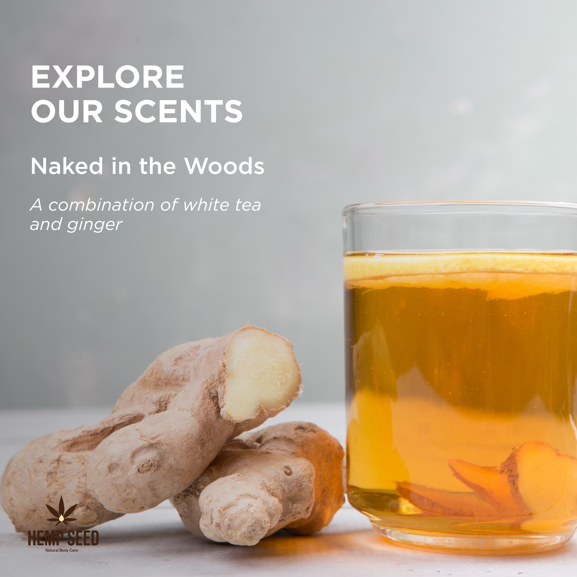 Hemp Seed Hand & Body Lotion, Naked in the Woods Scent - 16 oz. - Soothe Dry Skin - Argan Oil, Hemp Seed Oil - Light, Non-Greasy