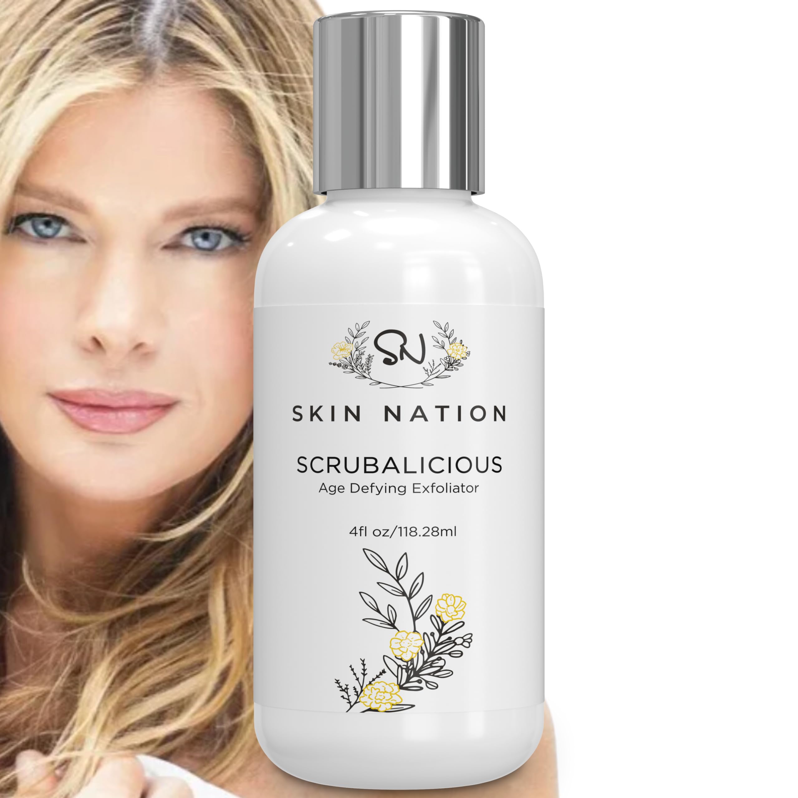Age Defying Face Scrubber, Invigorating Exfoliating Face Wash, Gently Removes Dull, Dead Skin, Enriching Face Scrubber Exfoliato