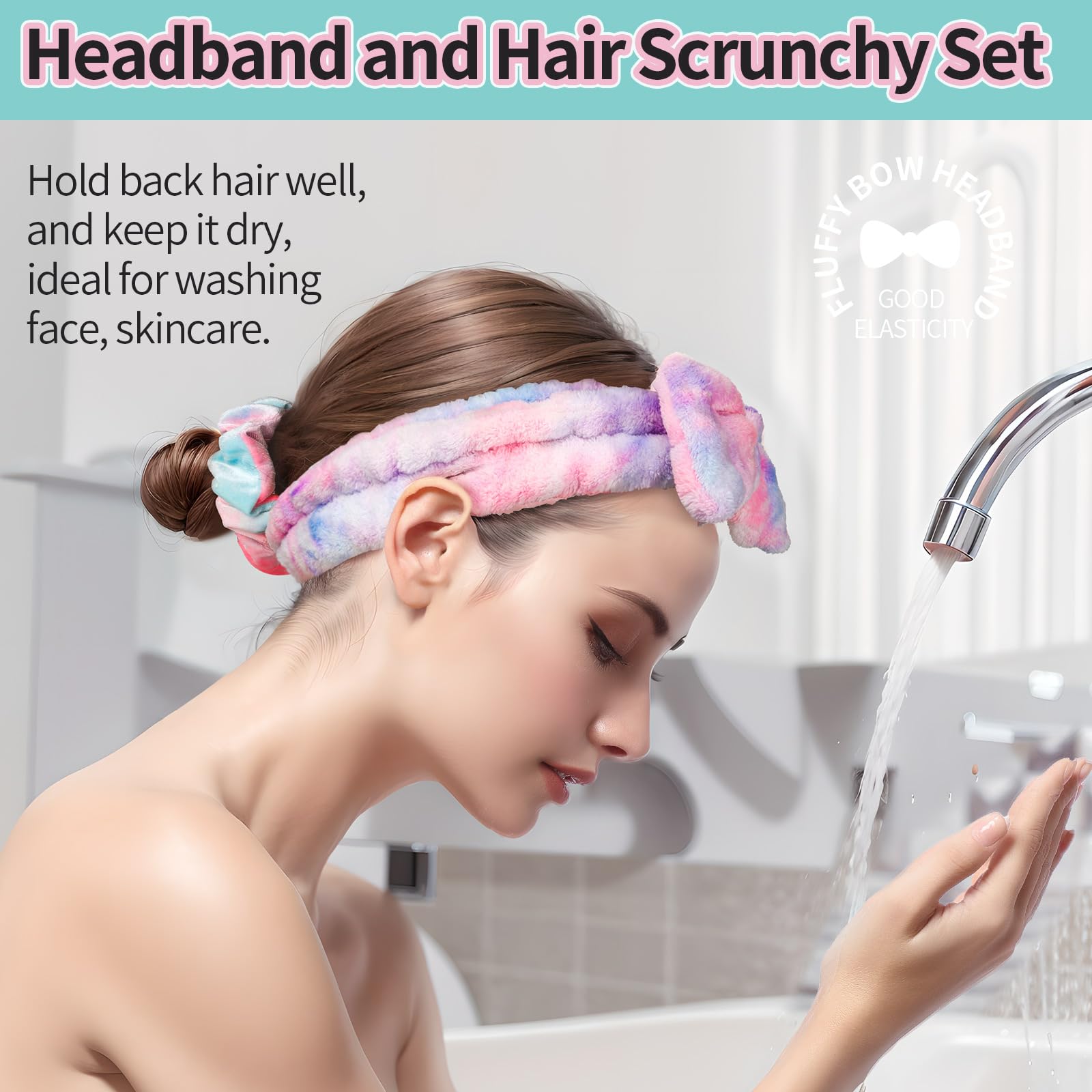 Leobro Spa Headband, Skin Care Headband, Makeup Headbands For Women Teen Girls, Headband For Washing Face, Hair Band For Washing