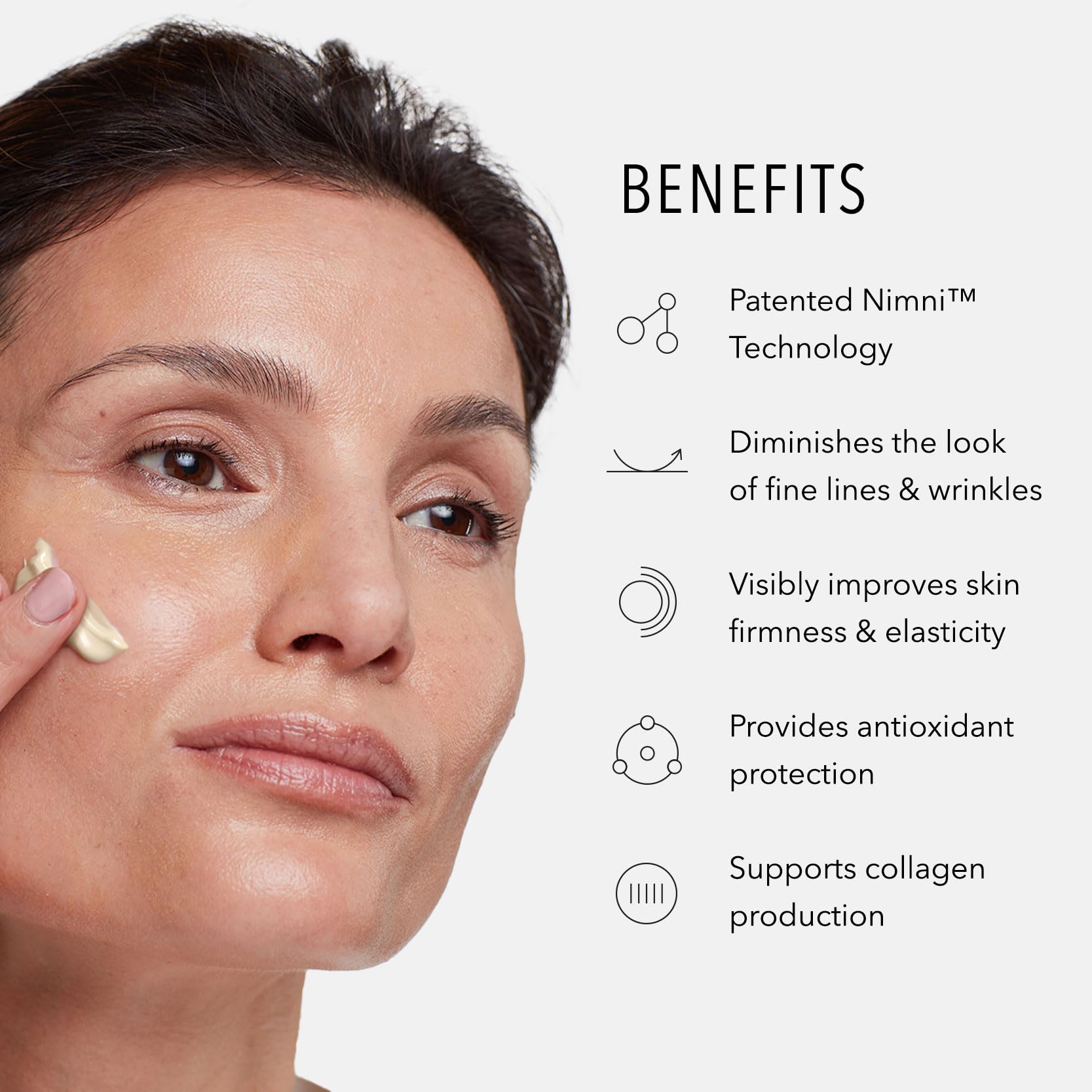 Hydropeptide Nimni Day Cream, Anti-Aging, Deeply Replenishes Hydration, Supports Healthy Collagen, 1 Ounce