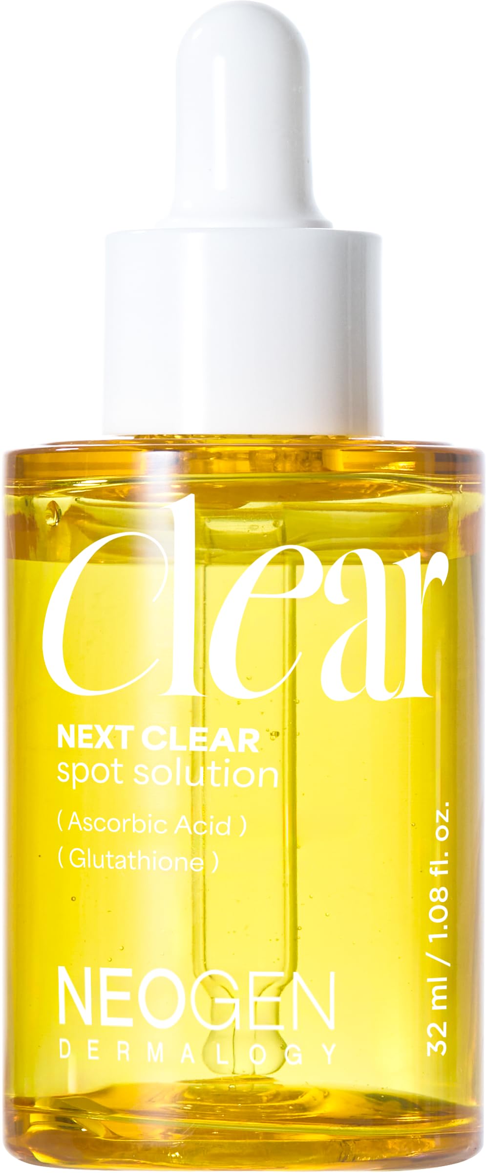 NEOGEN Next Clear Spot Solution 32ml, 1.08 fl.oz  Dark Spot Targeting Serum with 99% Glutathione, Vitamin C & Niacinamide 20,00