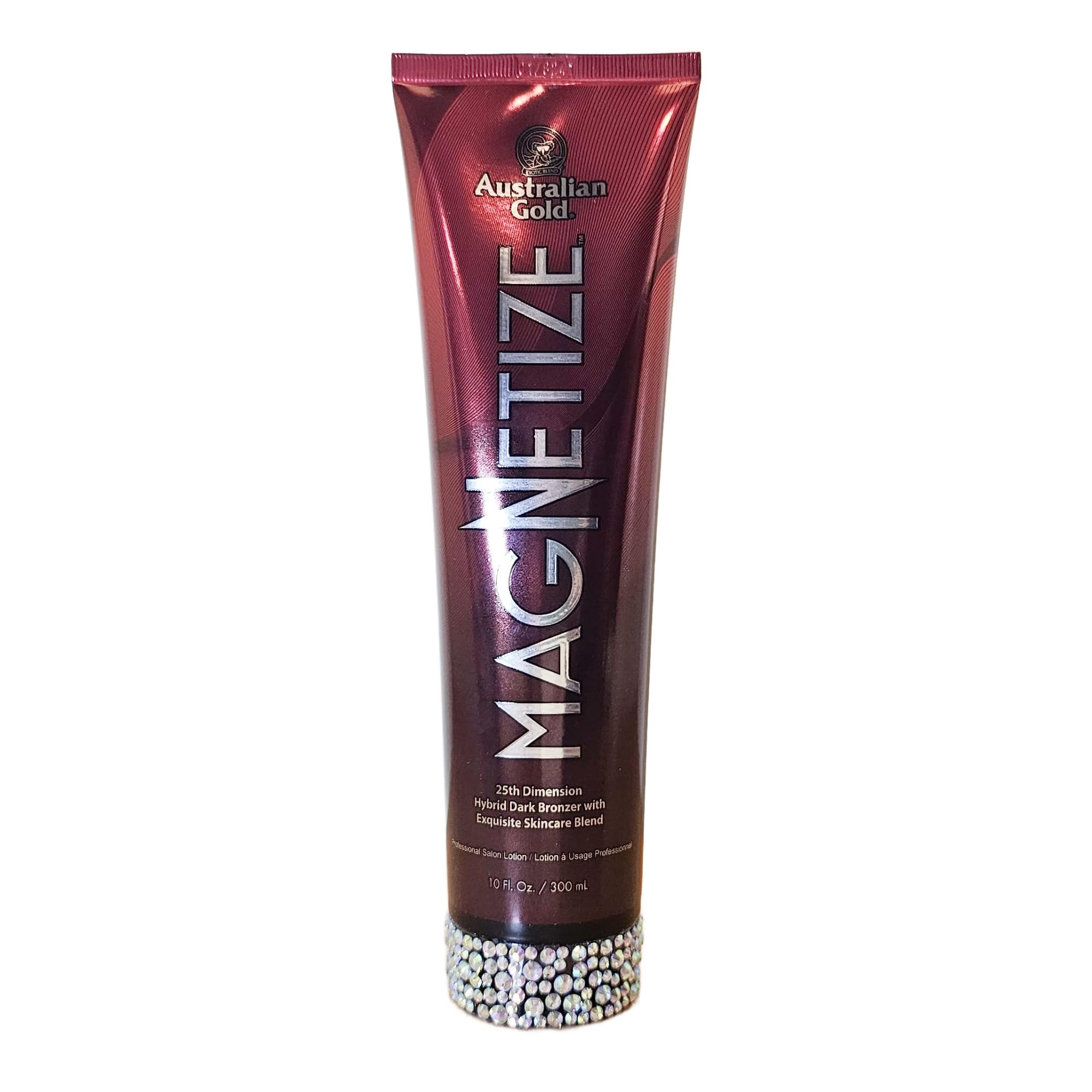 Australian Gold Magnetize 25th Dimension Hybrid Bronzer Tanning Lotion, 10 fl. oz, Red