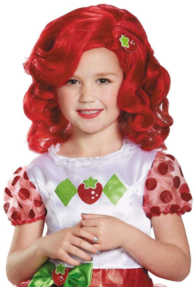 Strawberry Shortcake Deluxe Child Wig Costume Child