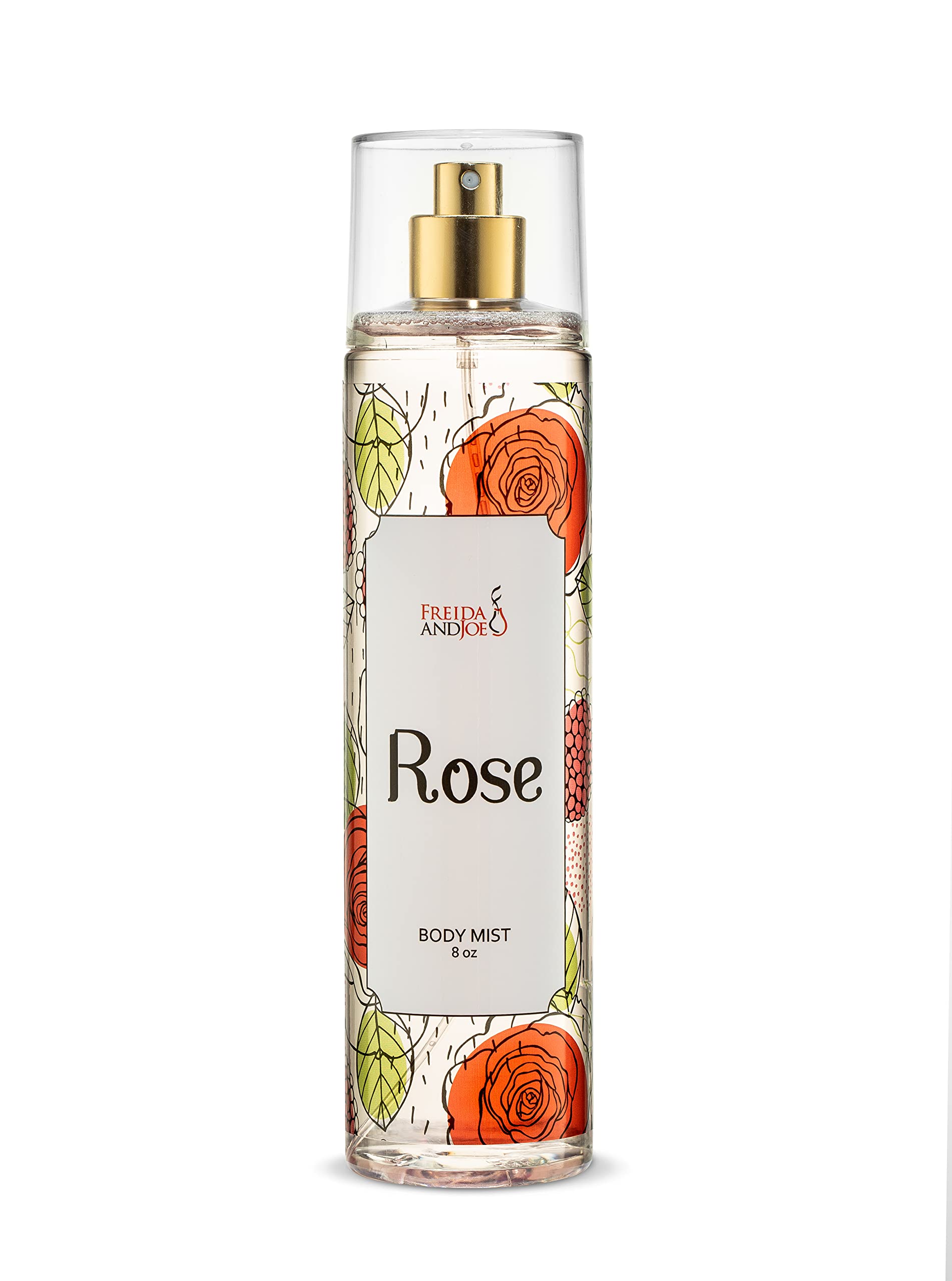 Rose Home Spa Gift 10Oz Deep Moisturizing Fragrance Body Lotion & 8 Oz. Fine Fragrance Body Mist Set Luxury Self-Care Combo For