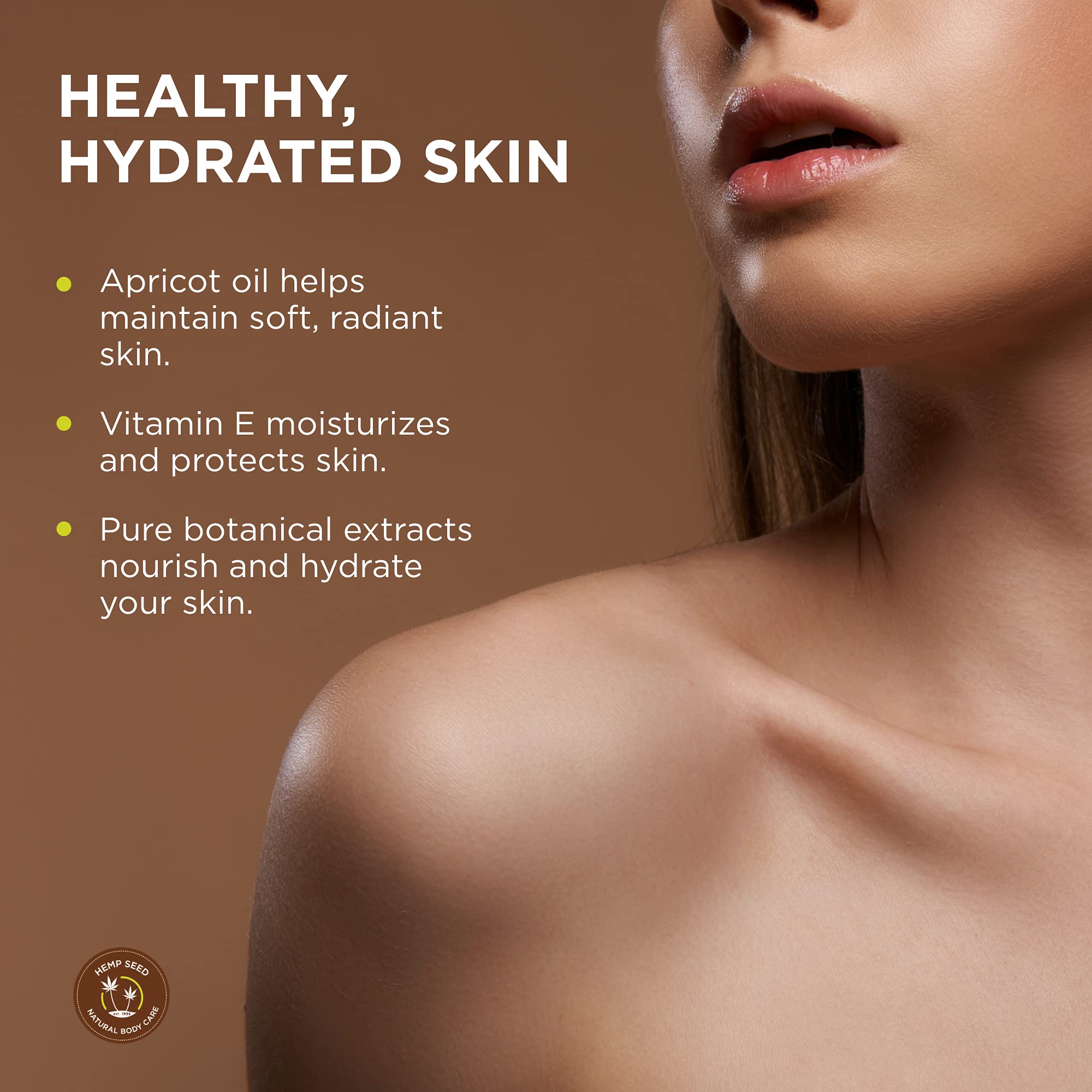 Hemp Seed Massage & Body Oil, Sunsational Scent - 8 fl. oz. - Nourishing, Moisturizing Massage Oil - Hemp Seed, Apricot, Grapese