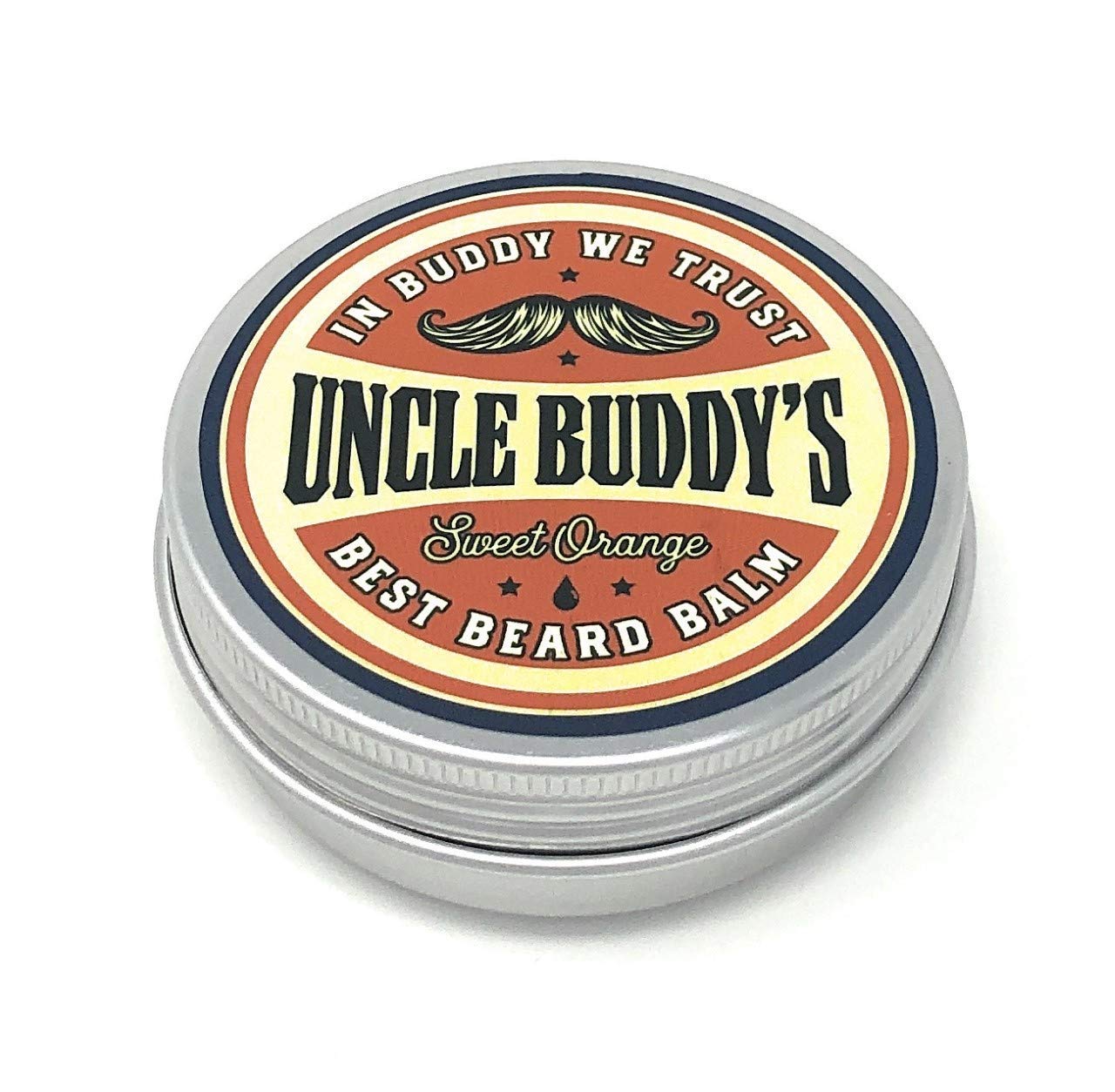 Uncle Buddy'S Best Beard Balm Sweet Orange Leave In Conditioner For Control And Style, Promotes Beard Growth And Overall Beard H
