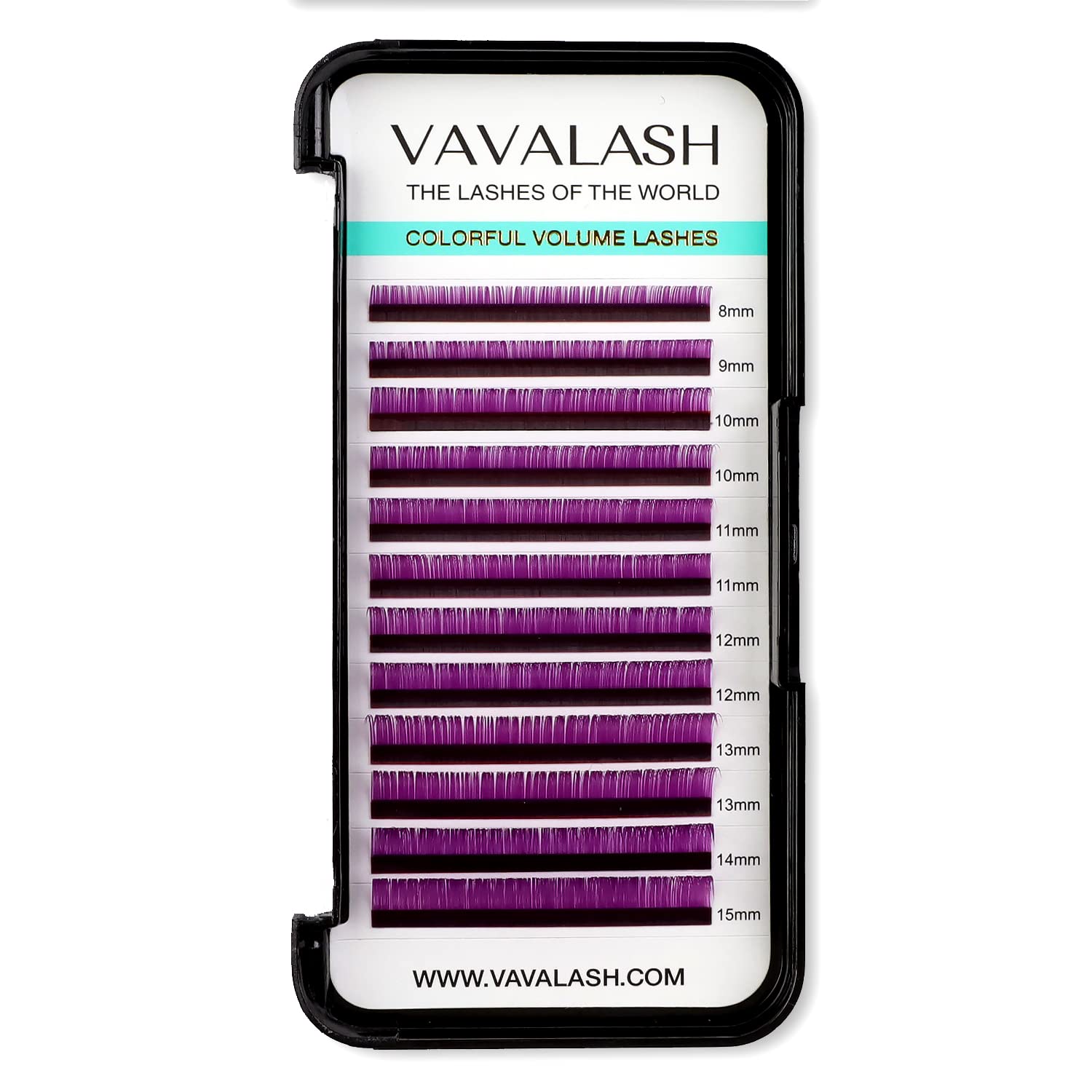 Colored Lash Extensions 0.07mm C Curl Violet Individual Volume Lashes Extensions 13-20 Mix Length Color Eyelash Extensions for S