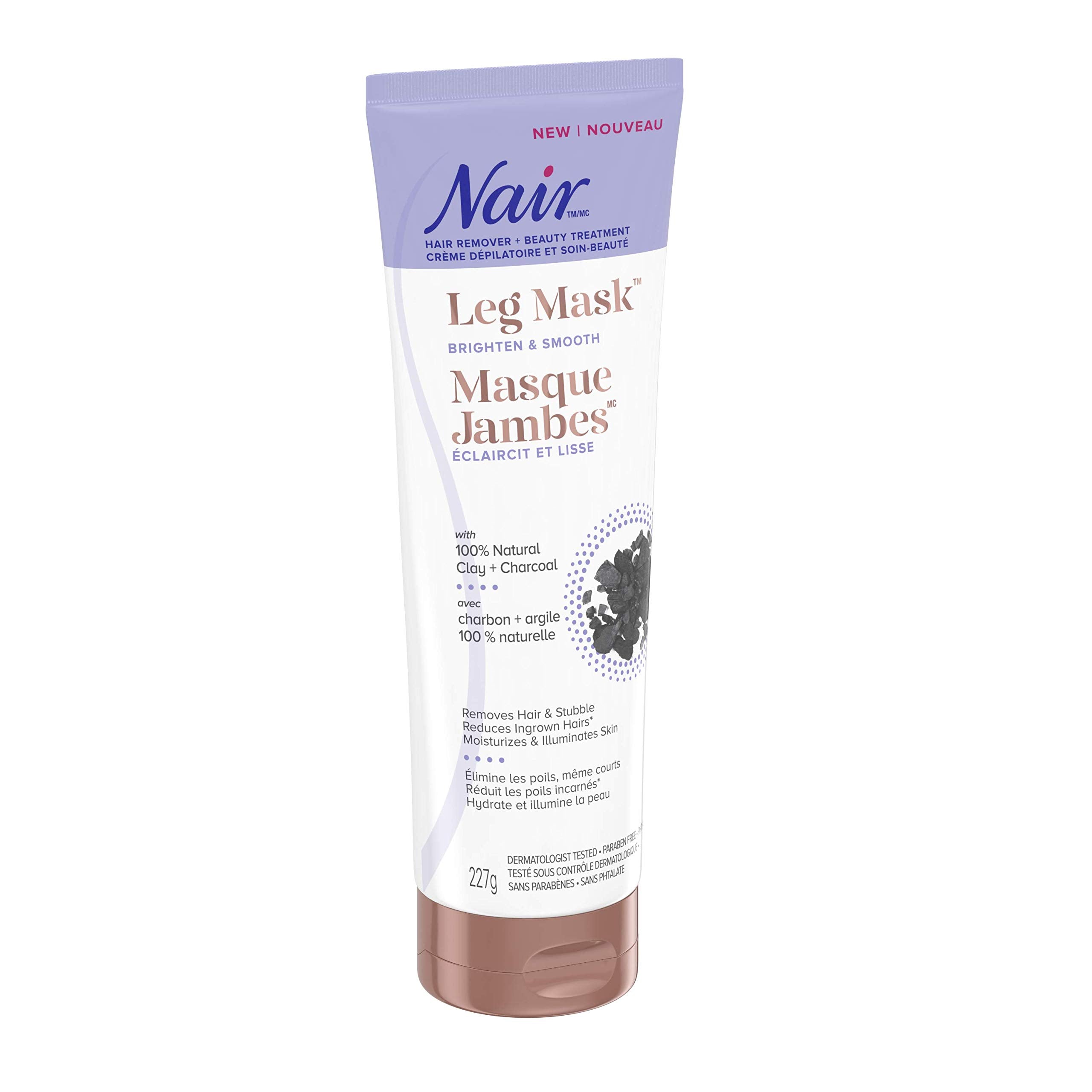 Nair Hair Remover & Beauty Treatment Charcoal Clay Leg Mask 8.0oz