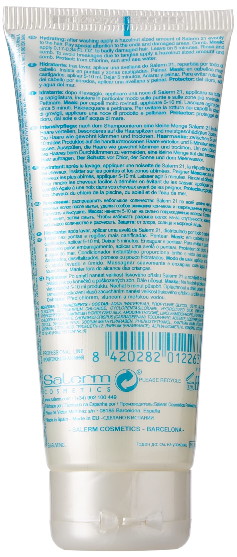 Salerm Cosmetics Salerm 21 B5 Silk Protein Leave-In Conditioner, 3.46 Ounce