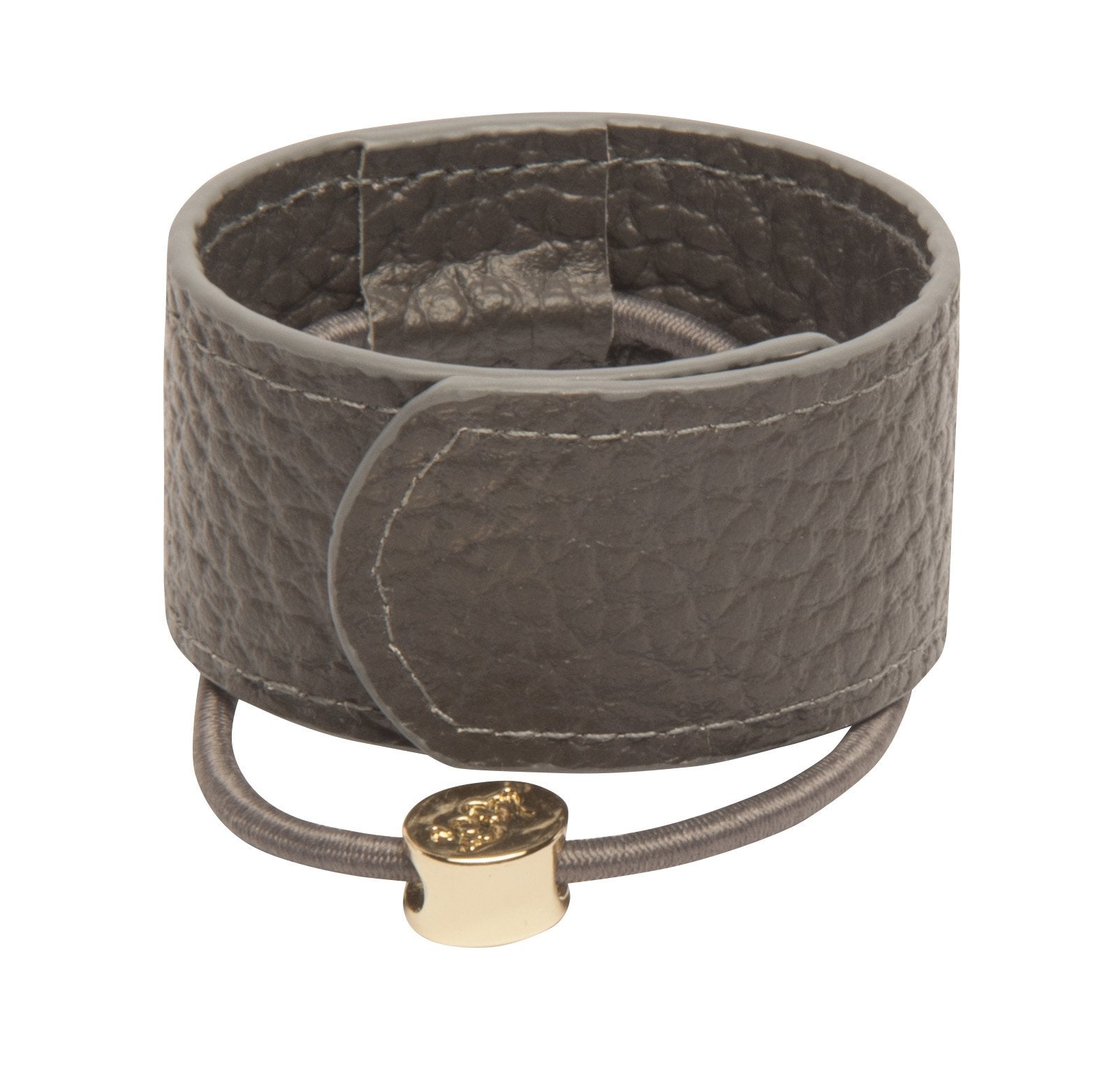 1907 Leather Hair Cuff, Grey NHH062
