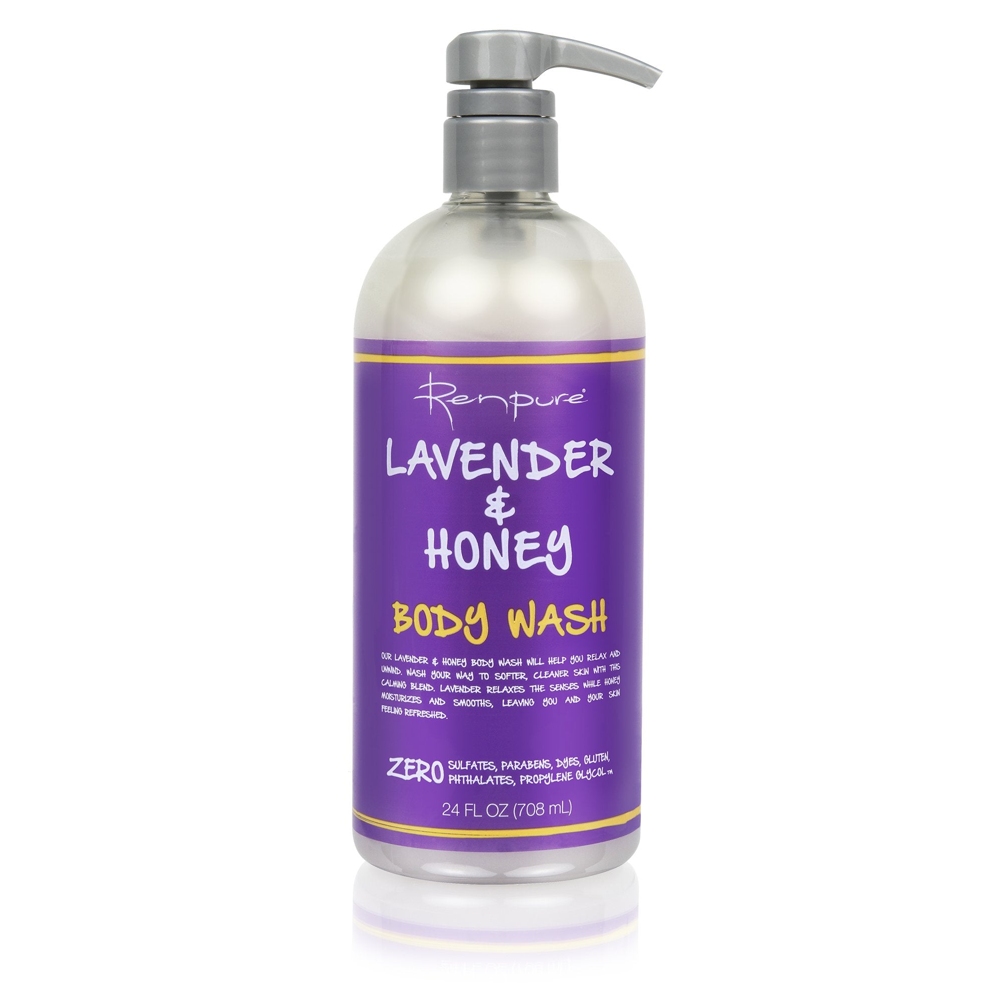 Renpure Lavender & Honey Body Wash, 24 Oz (Pack Of 3)