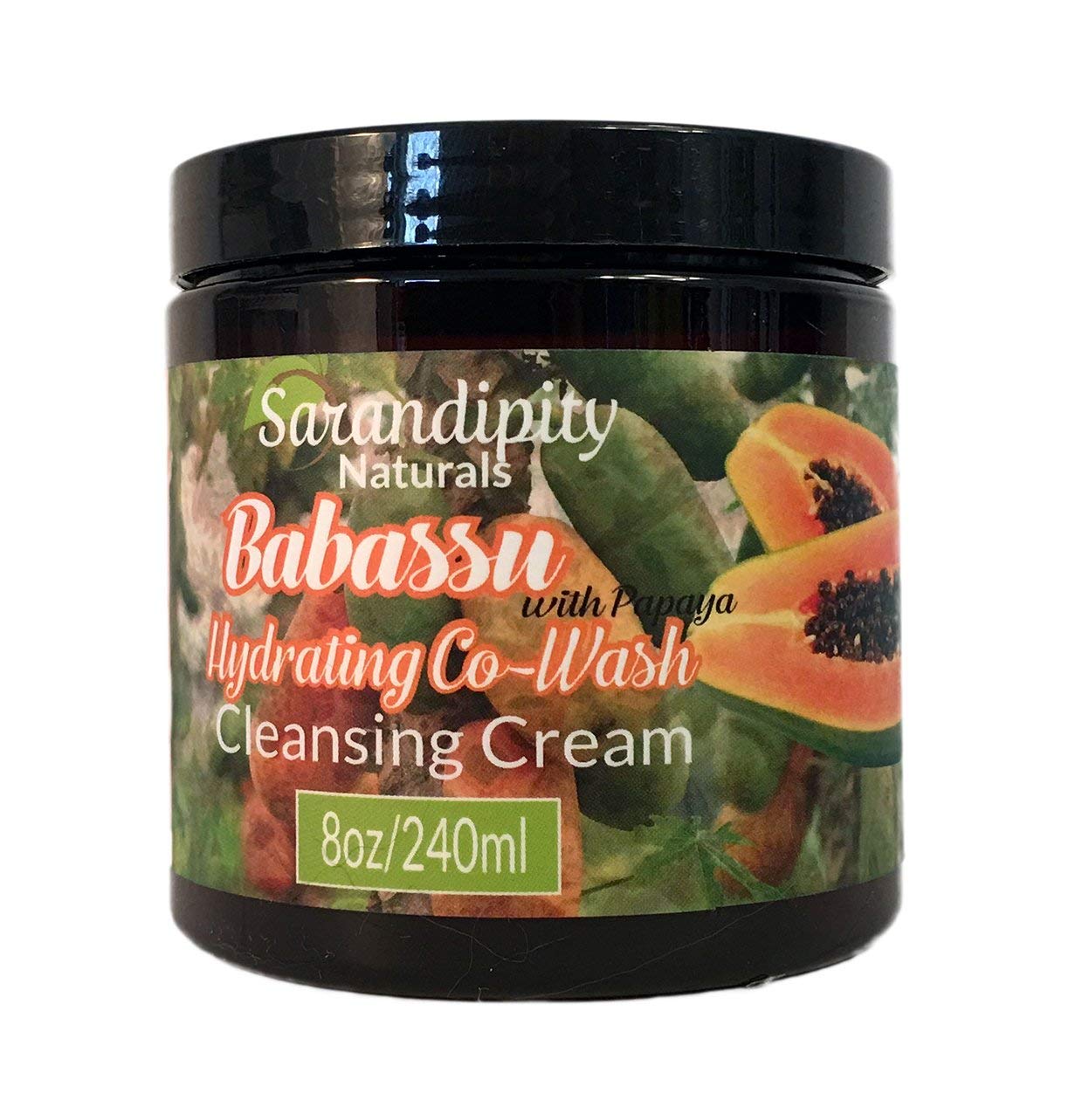 Sarandipity Naturals Babassu Hydrating Co-Wash Cleansing Cream 8 Oz