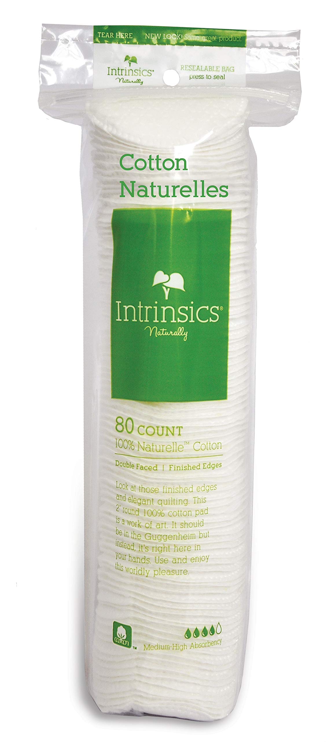 Intrinsics 100% Cotton Naturelles Rounds - 2" Size, 80 Count, Model 400084