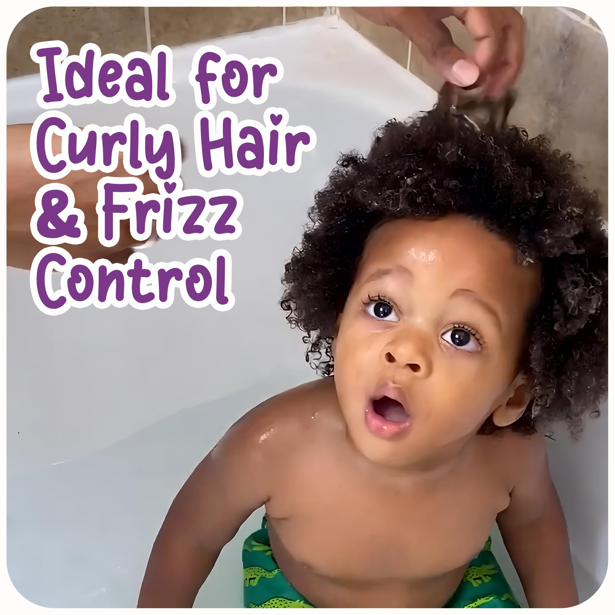 Ricitos de Oro Curls & Waves Shampoo: Defines & Highlights Natural Curls, Moisturizes & Smoothes, Frizz Control, Deep Cleanses S