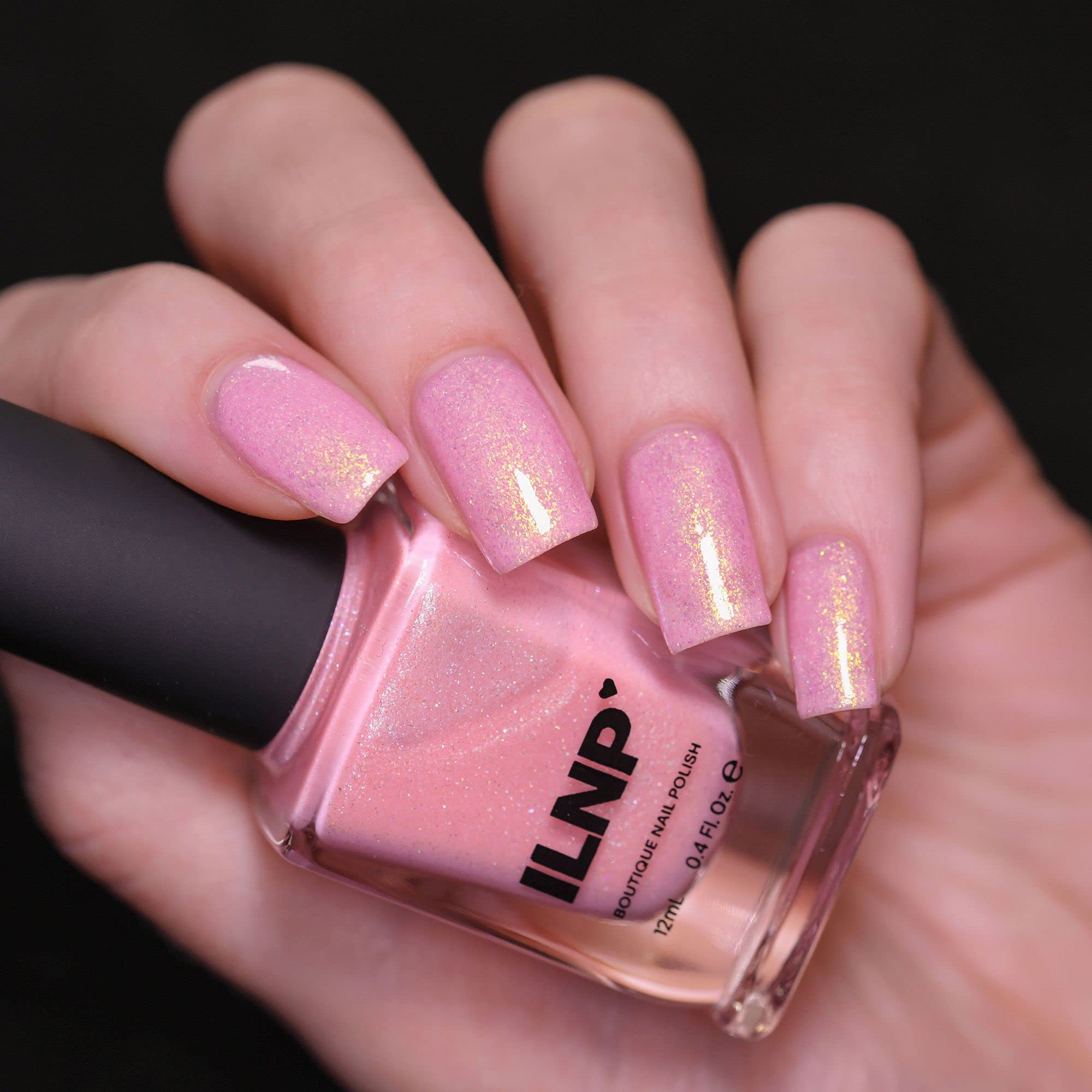 Ilnp Fairy Floss - Pastel Pink Shimmer Nail Polish