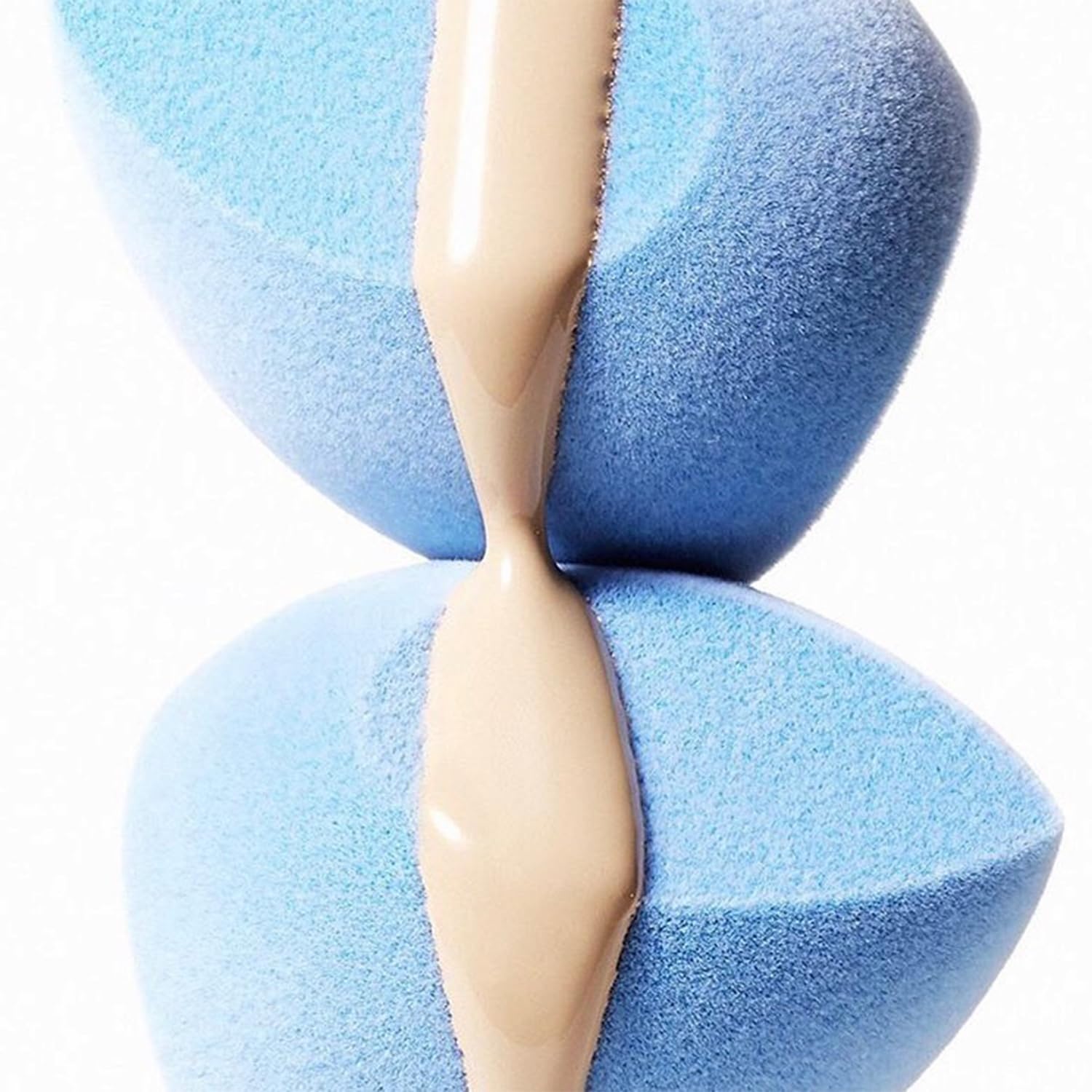 Juno & Co. Microfiber Sponge, Latex-Free, Dual Layer Technology, Flawless Makeup Blender For Foundations, Powders And Creams (Ve