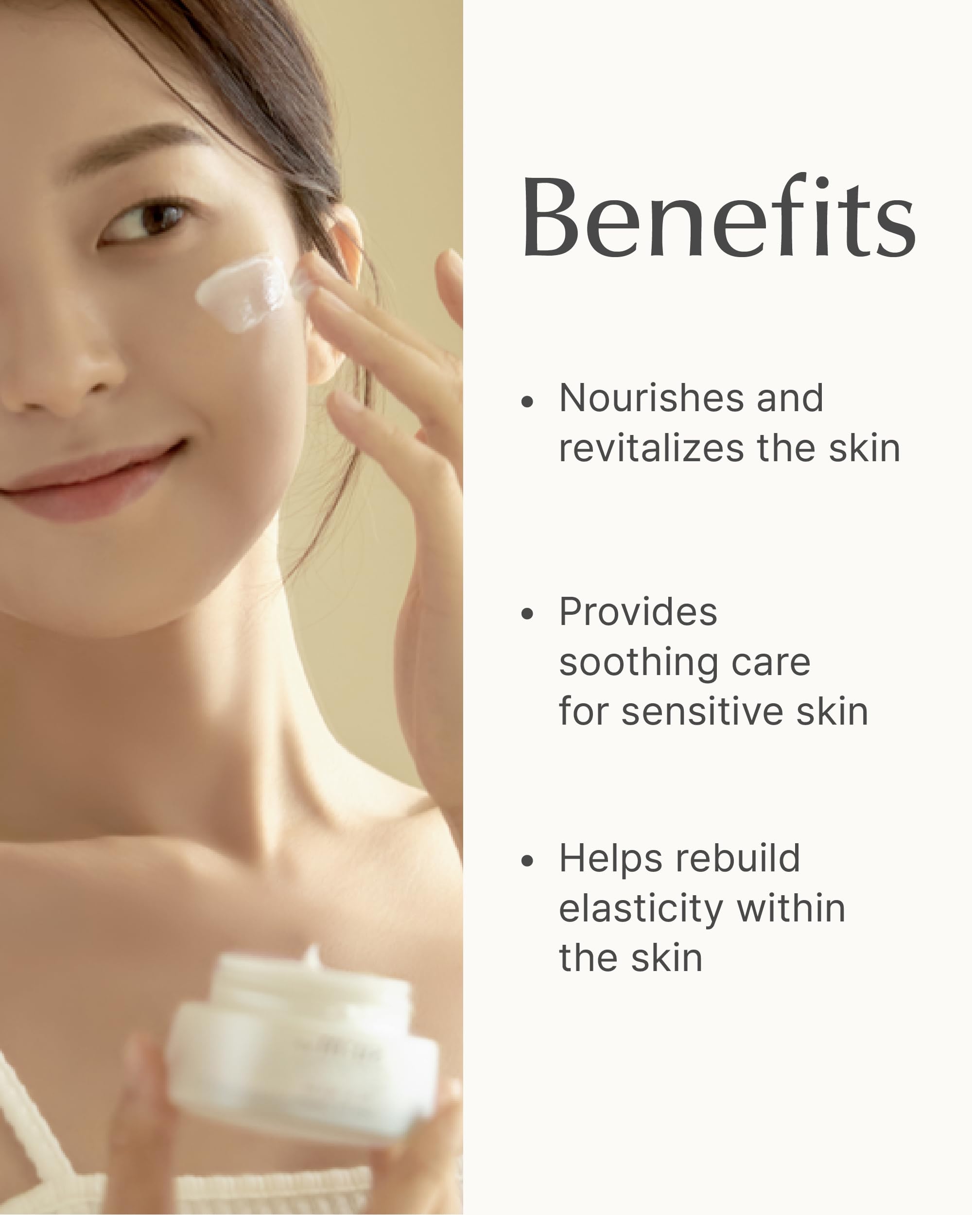 Su:M Micro-Active Soft Fit Cream (1.67 Fl Oz) - Deep Hydration For Elasticty, Sensitive Skin. Korean Skin Care. Peptides, Fermen