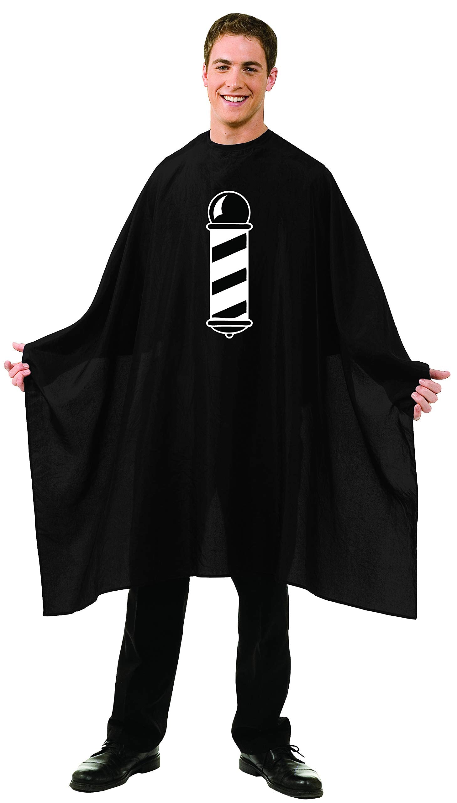 Betty Dain Barber Pole Cutting/Styling Cape, Black