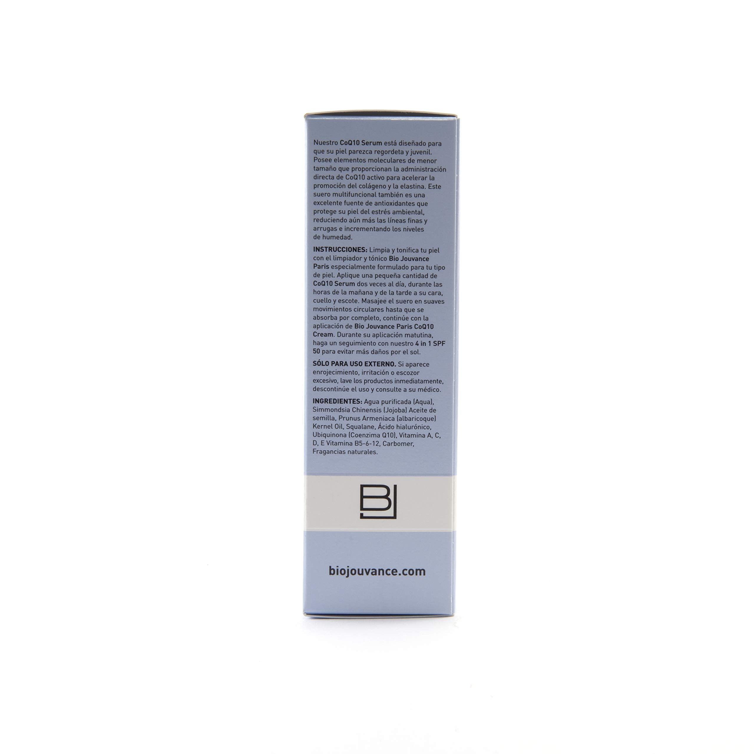BIO JOUVANCE PARIS - CoQ10 Serum 1oz / 30ml - Nourishing | Strong Antioxidant | Anti-Aging | Oxygenate the Cells | Daily Facial