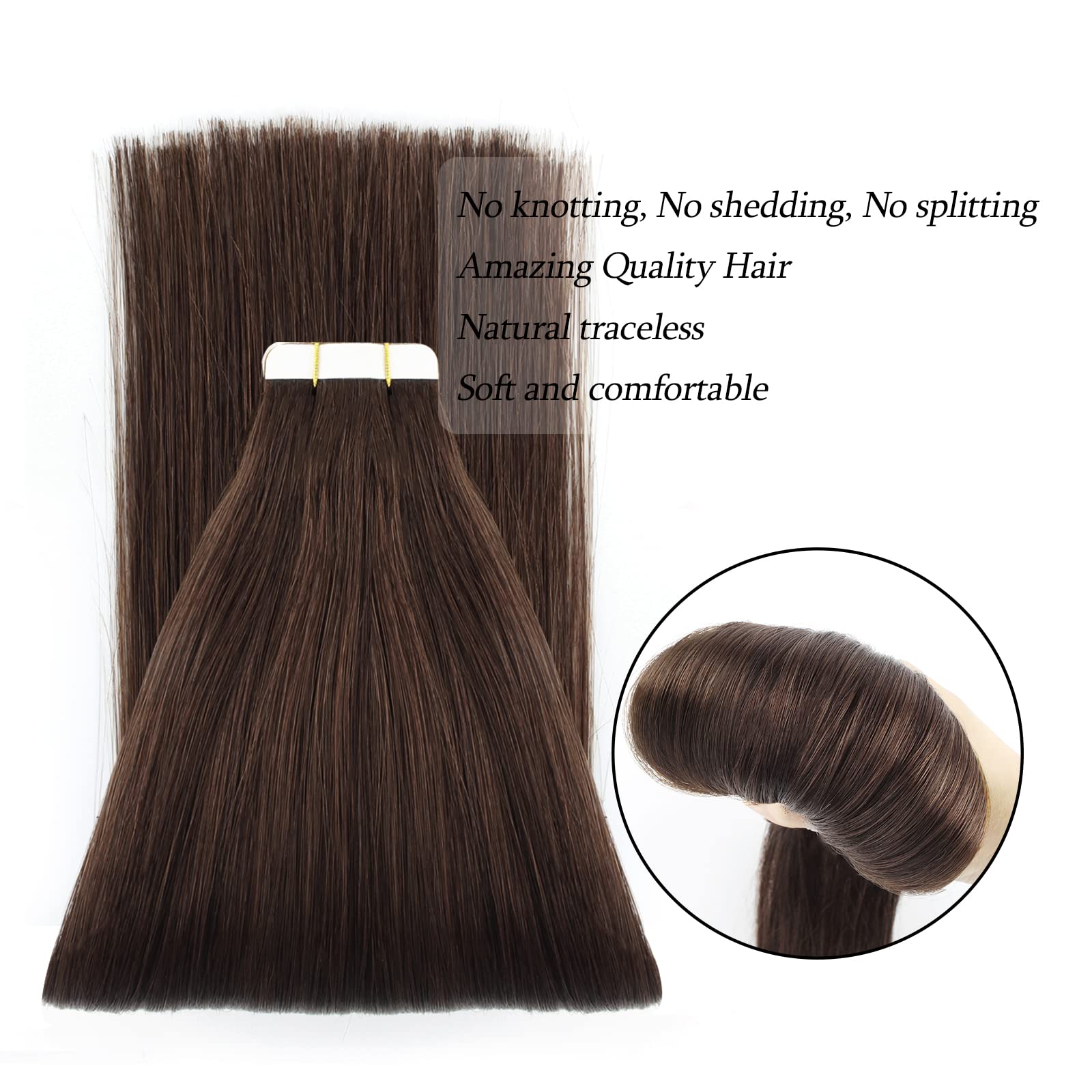 Abh Amazingbeauty Hair Tape In Extensions Tape Attached Real Remy Human Hair Remy Glue In Skin Weft Tape Hair Extensions Invisib