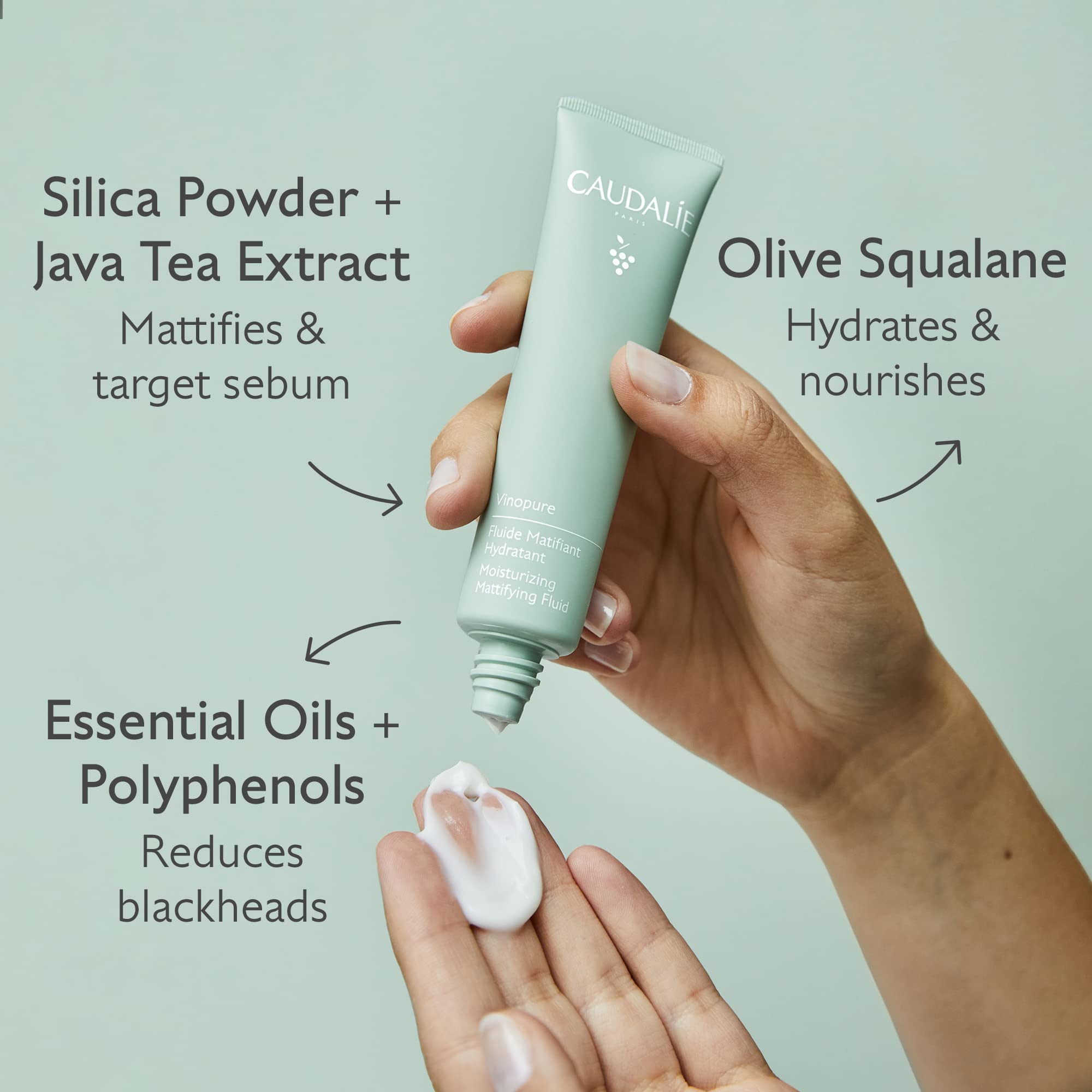 Caudalie Vinopure Oil Control, Hydrating & Mattifying Moisturizer - 1 Oz