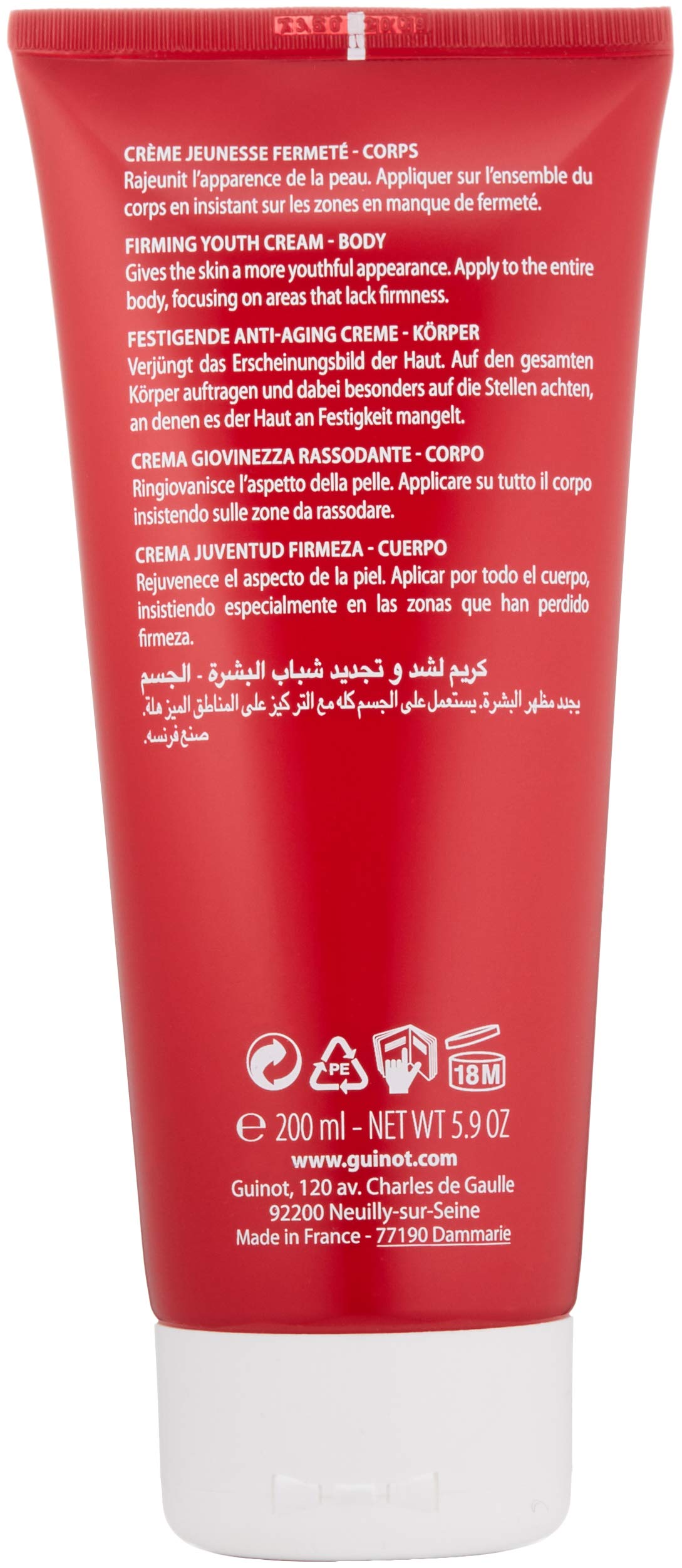 Guinot Longue Vie Corps Body Cream, 5.9 oz