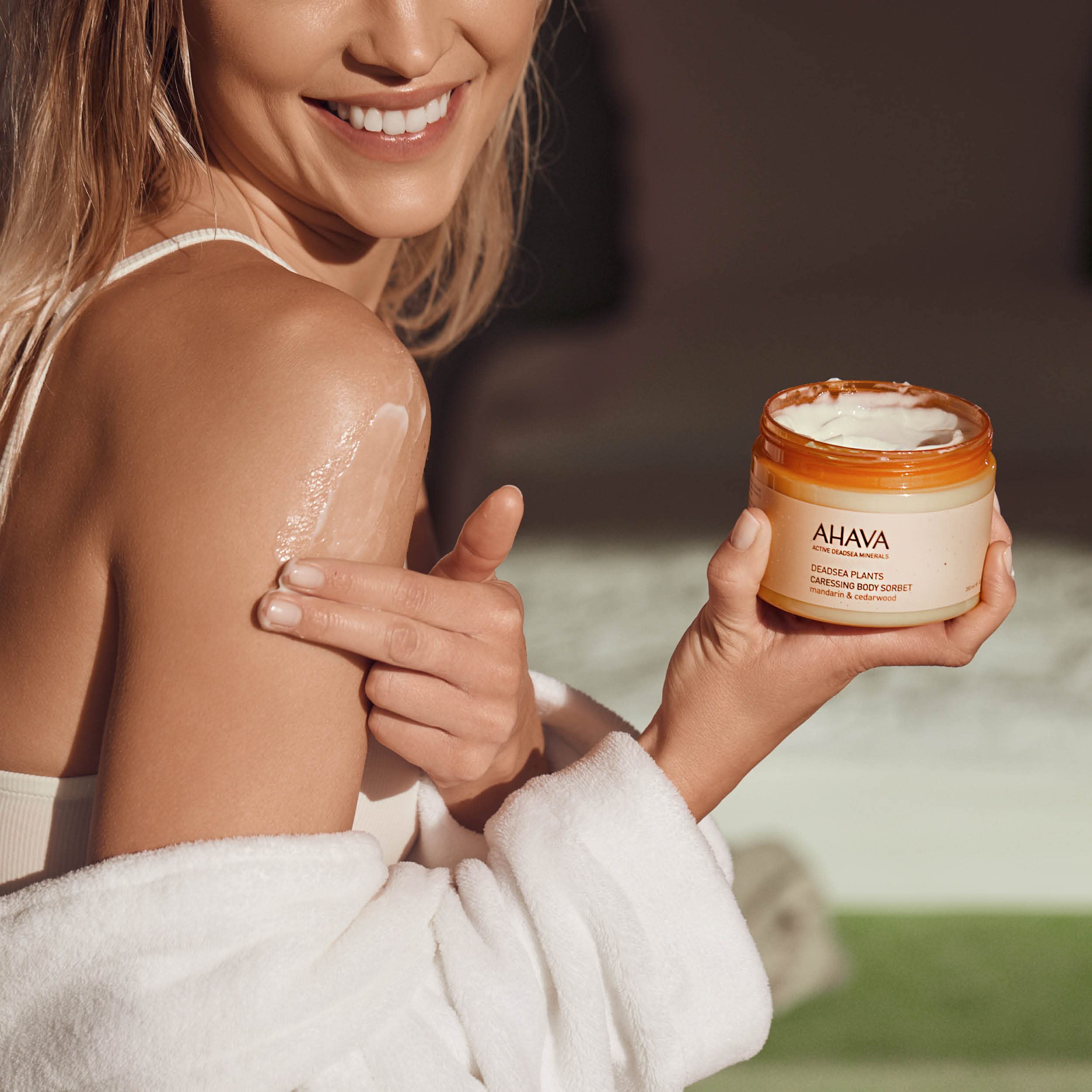 Ahava Caressing Body Sorbet, Mandarin & Cedarwood, 12.3 Fl Oz
