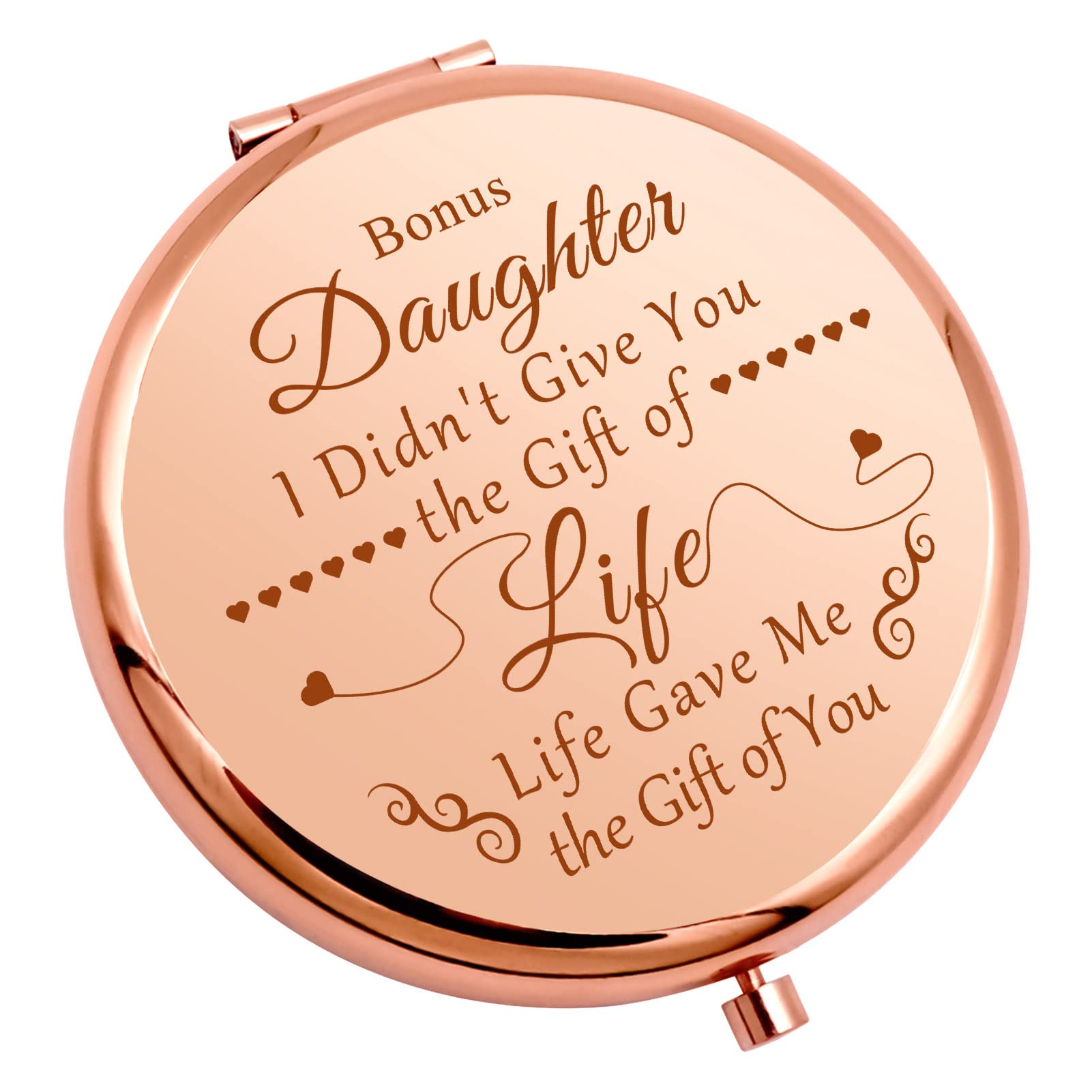 Gevody Bonus Daughter Gifts Daughter In Law From Mom Travel Makeup Mirror Stepdaughter Gifts Adoption Gifts Birthday Wedding Gif