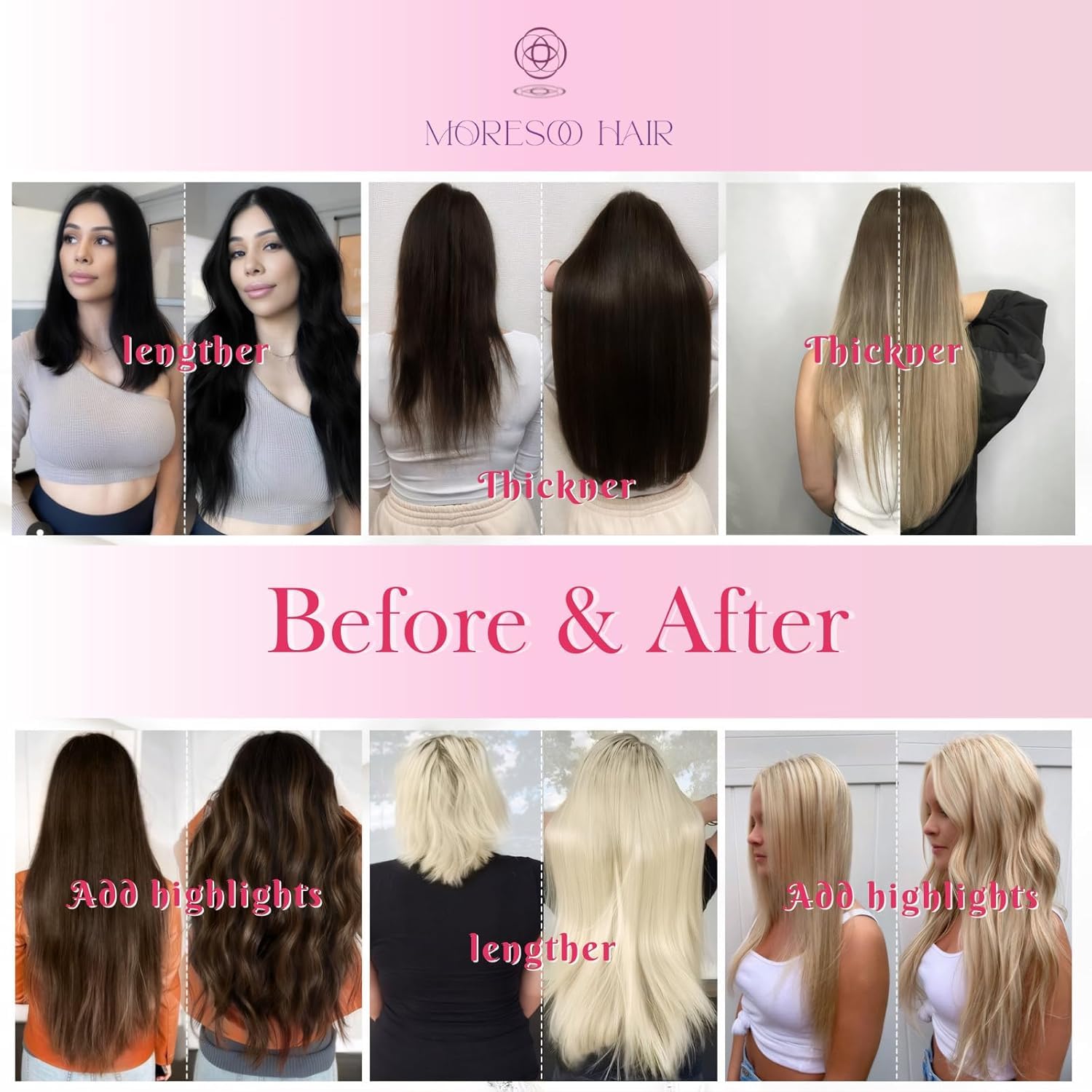 Moresoo Nano Tip Hair Extensions Human Hair Dark Brown And Caramel Blonde Balayage Nano Hair Extensions Human Hair 16Inch Nano B