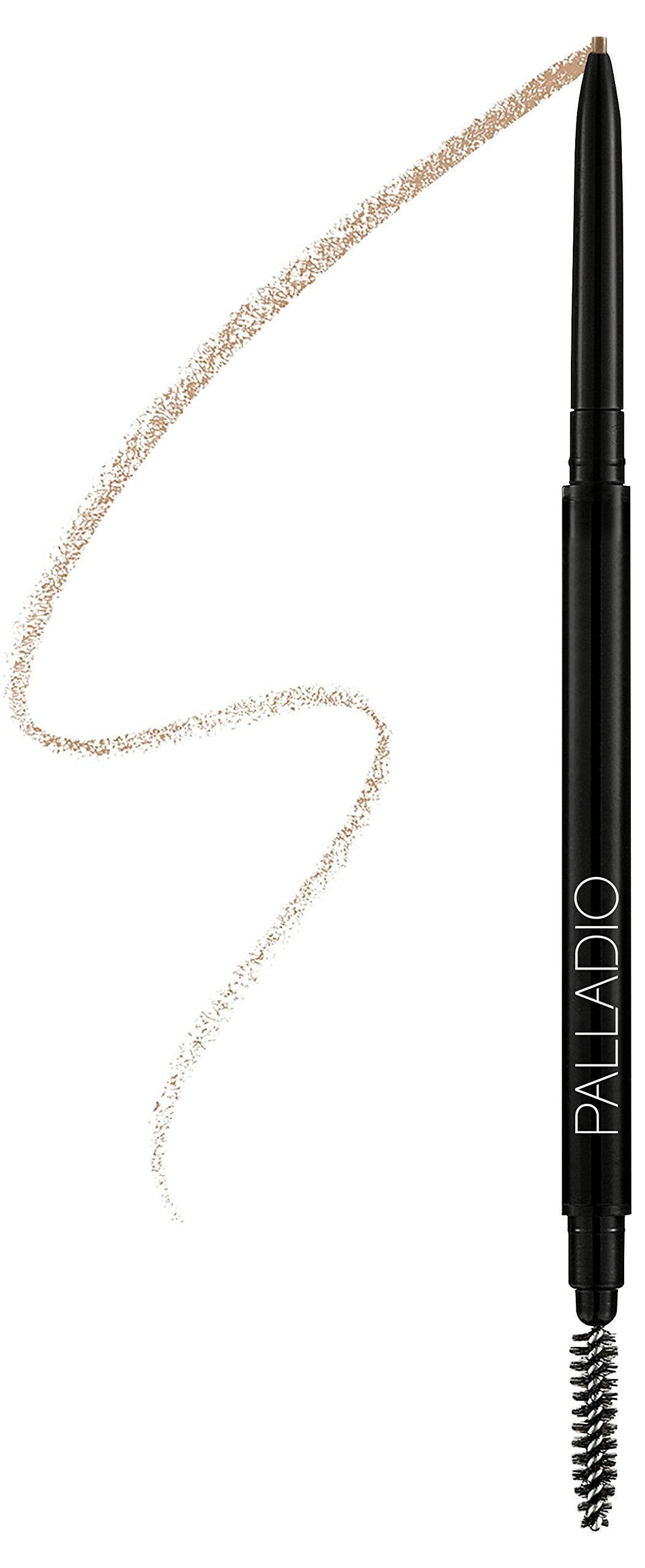 Palladio Beauty Brow Definer Pencil, Taupe, Ultra Precise TwistUp Eye Brow Pencil with LongStaying Power, Spooley Brush Blends