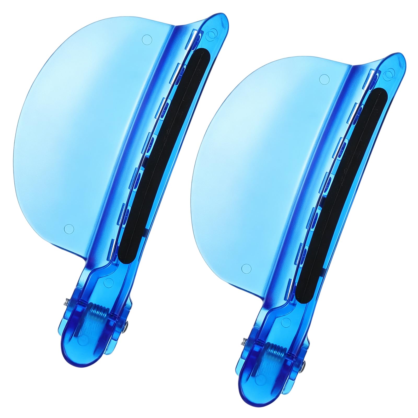 HJZHII 2 Pcs Heat Insulation Sectioning Clips, Hair Partition Clip Blue Hair Styling Clips Speed Separator Hair Clip for Wig Ext