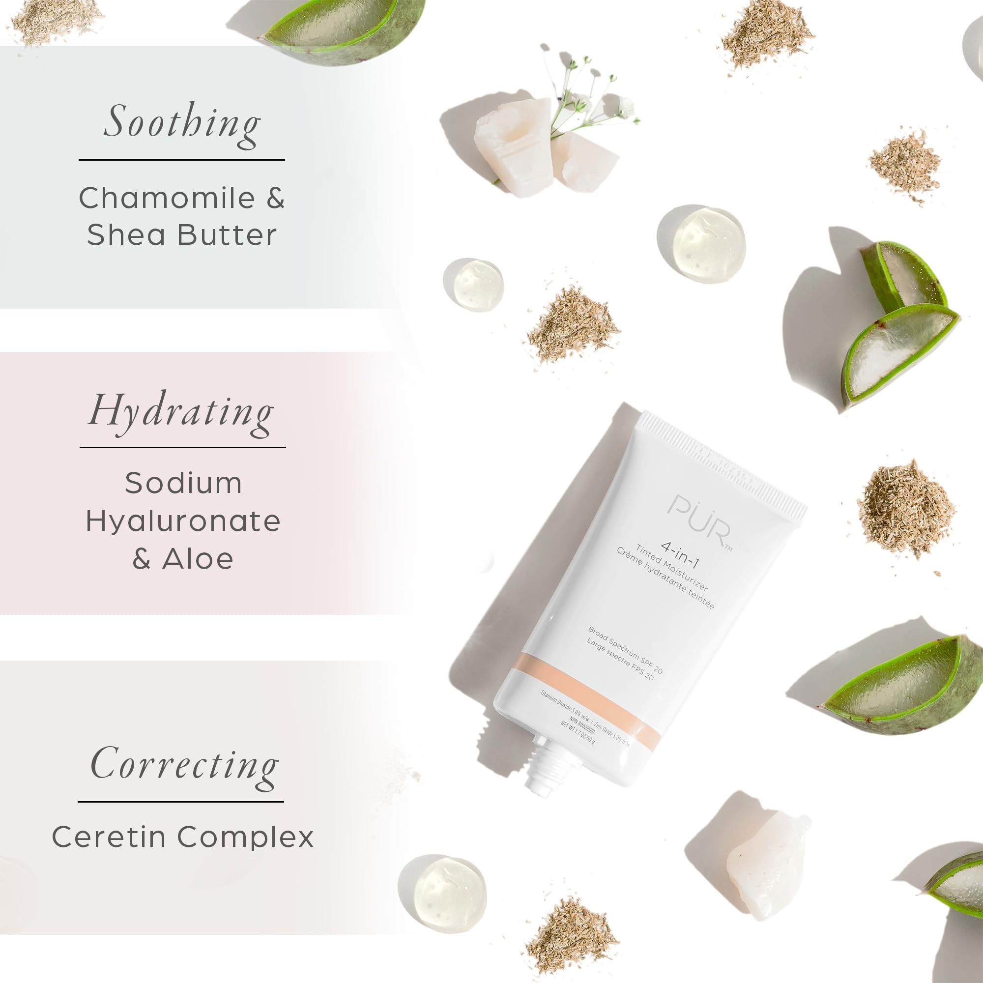 Pr 4-In-1 Tinted Moisturizer With Spf 20 - Hydrating Face Moisturizer, Primer, & Foundation With Shea Butter, Aloe Vera & Vitami