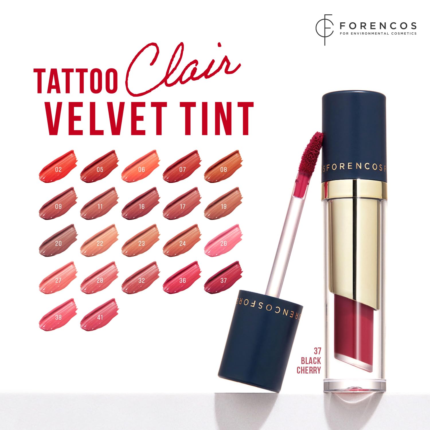Forencos Long Lasting Matte Velvet Liquid Lipstick, Stain/Tint, High Pigmentation, Waterproof, Tattoo Lipstick, Weightlesss And