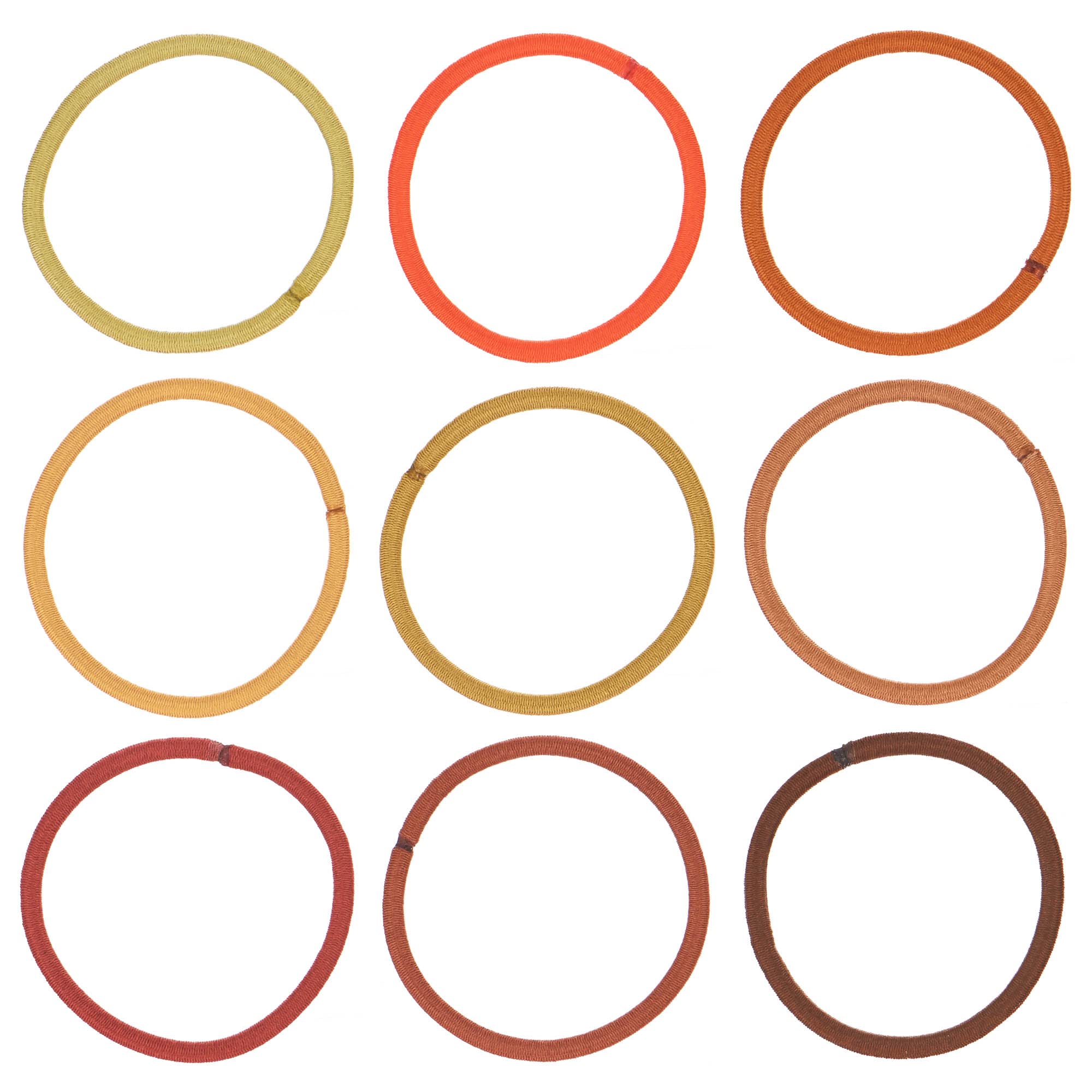 Expressions 216-Piece Hair Ties, 4mm Hair Elastics Earth Tones/Neutral Colors Value Pack, No Metal Hair Bands for Women, Durable