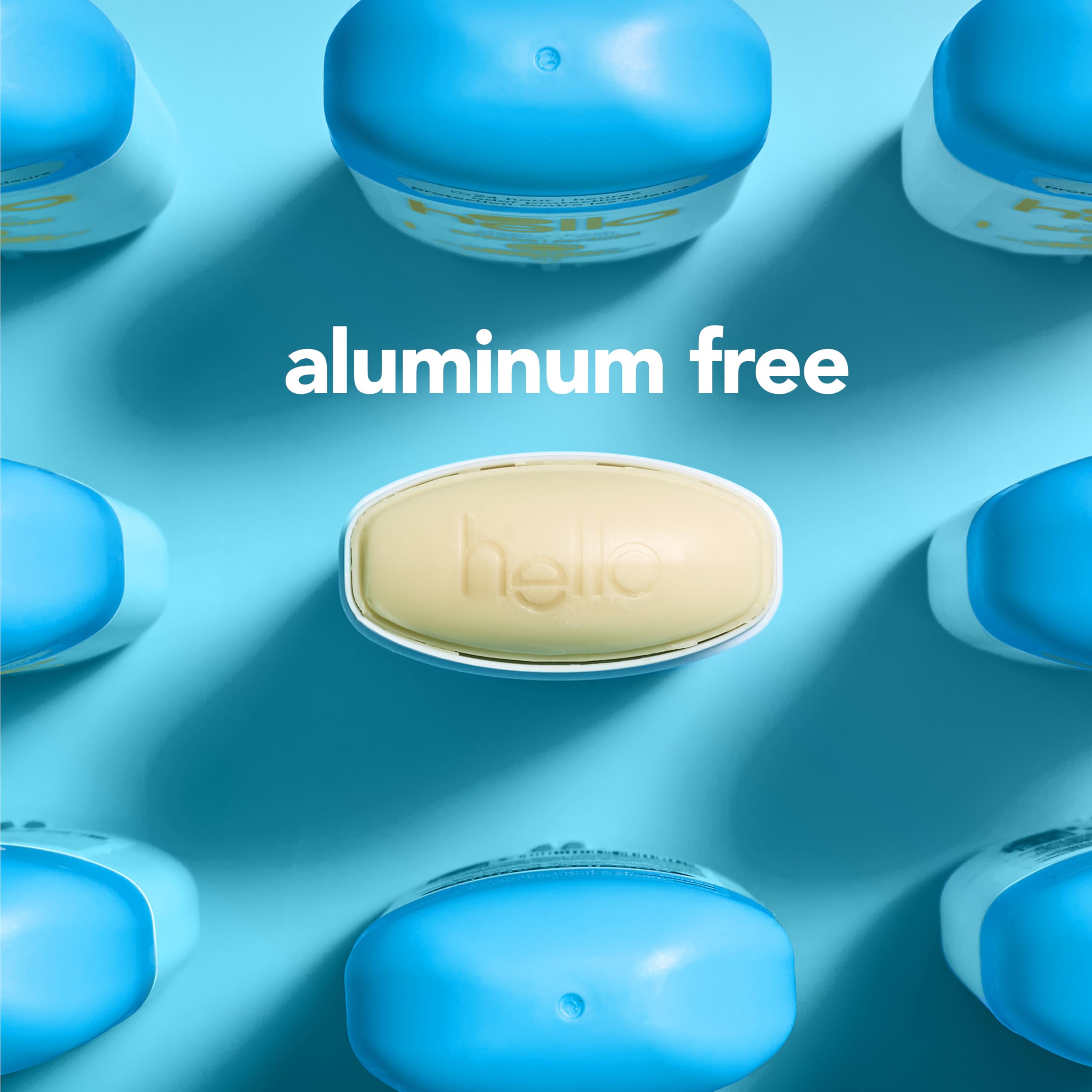 hello Sunny Daze Aluminum Free Deodorant for Women and Men with Shea Butter, 24-Hour Freshness, Baking Soda Free Deodorant, Derm