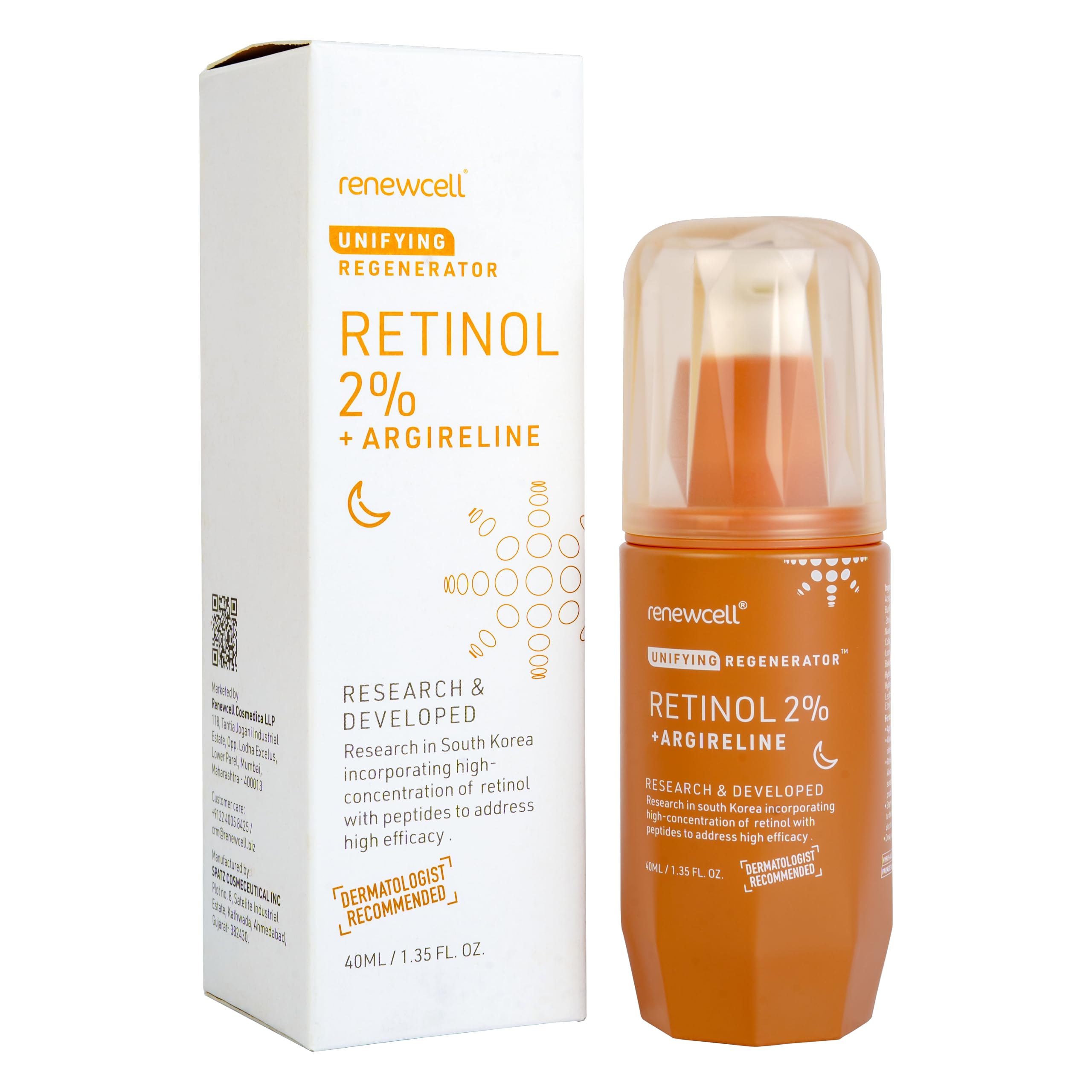 Yuderma Unifying Regenerator With Retinol 2% + Argireline Cream, 40 Ml