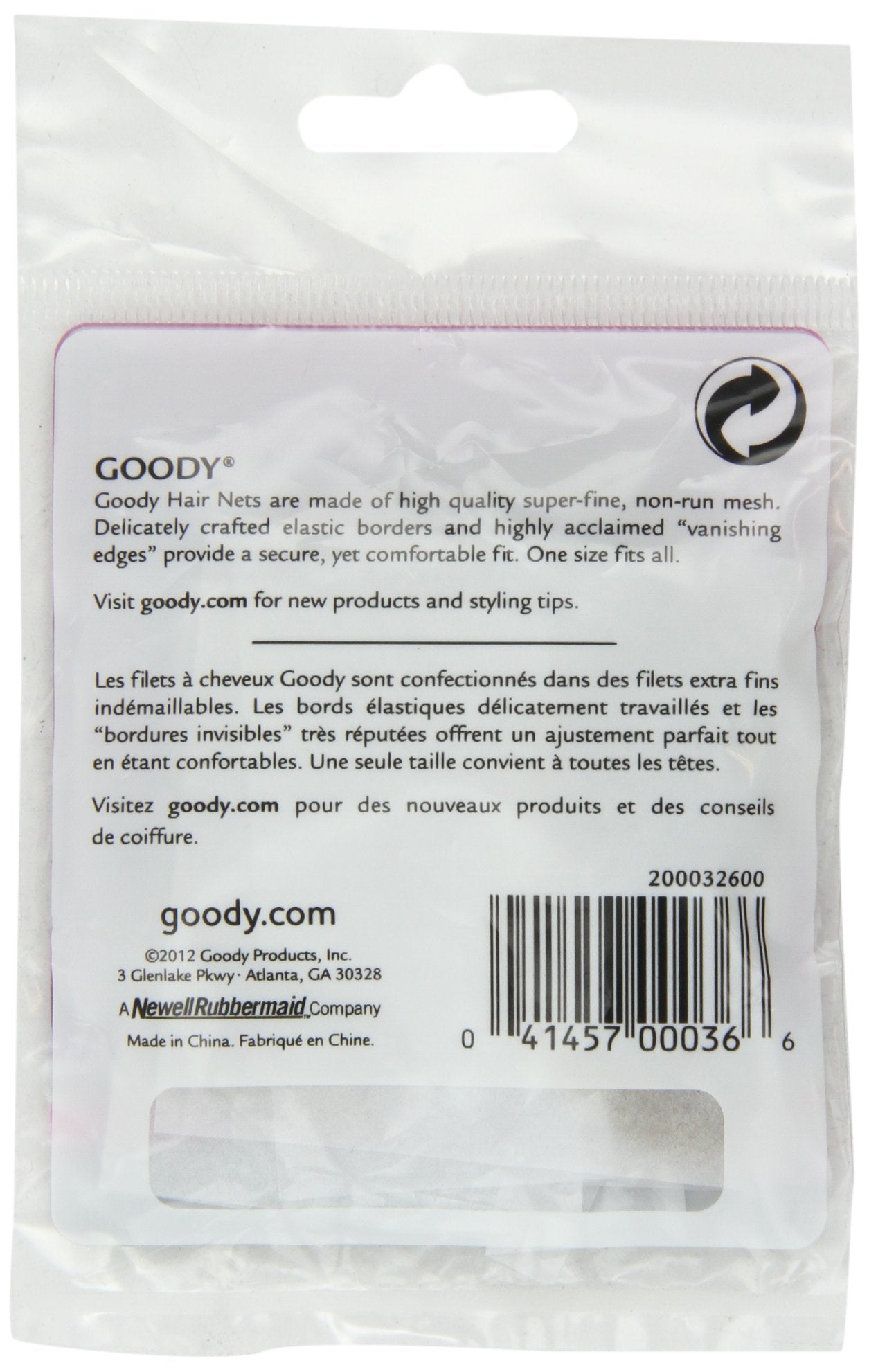 Goody Hair Nets - 3 Count - Light Brown