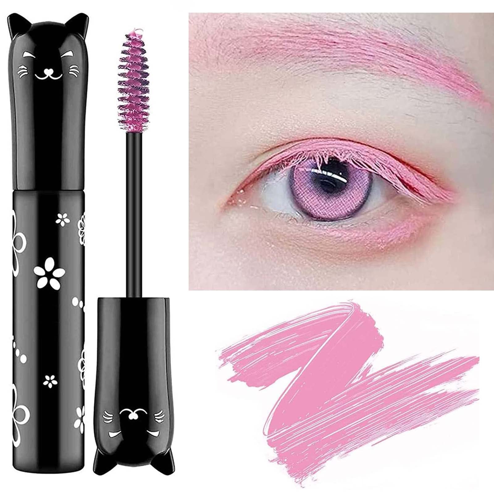 Pink Mascara Colored Eyes Makeup Best Natural Hypoallergenic Primer Benefit Waterproof Fast Dry Eyelashes Red Volumizing Lengthe