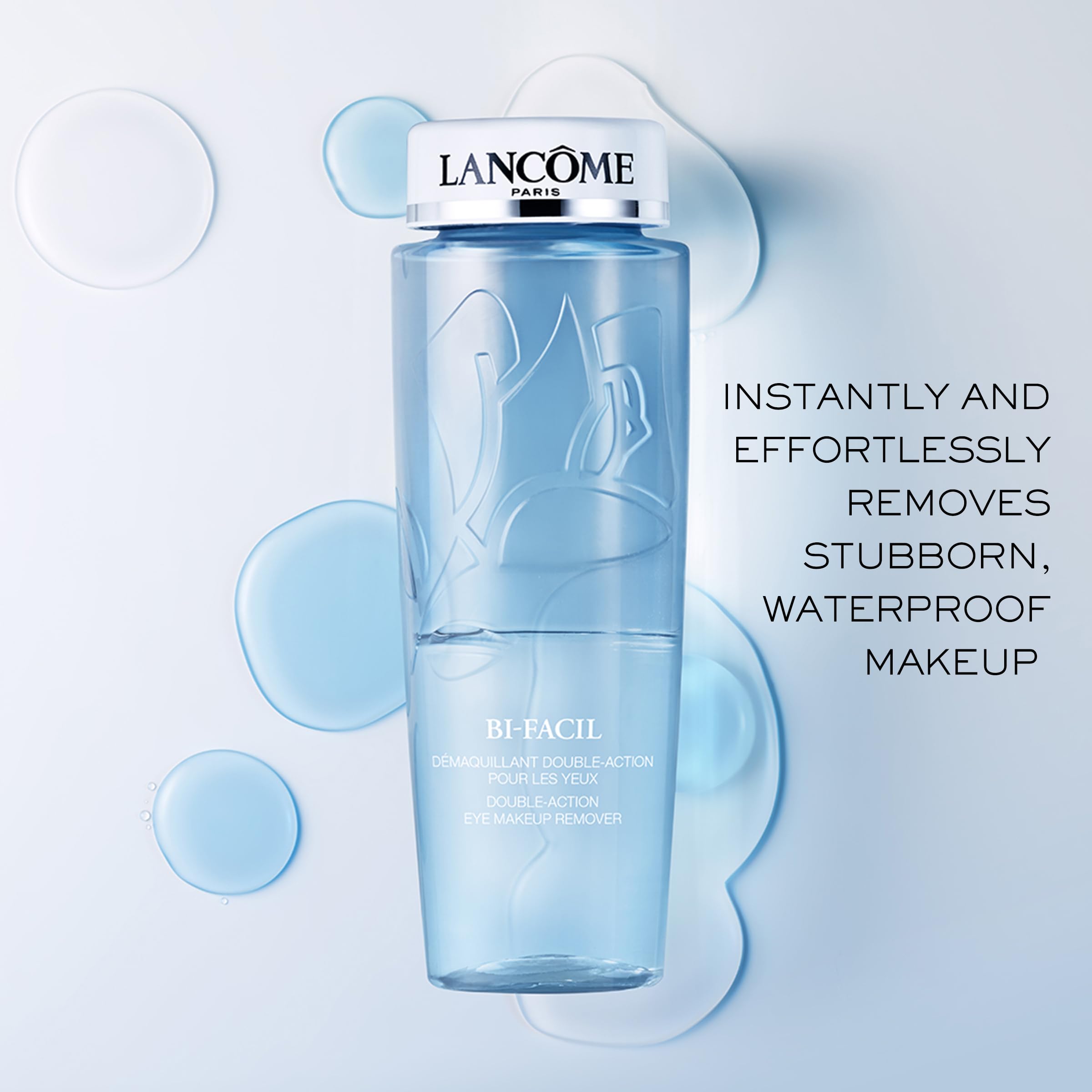 Lancme Bi-Facil Double Action Eye Makeup Remover With Bi-Phase Formula - Effortlessly Removes Waterproof Makeup - 6.7 Fl Oz